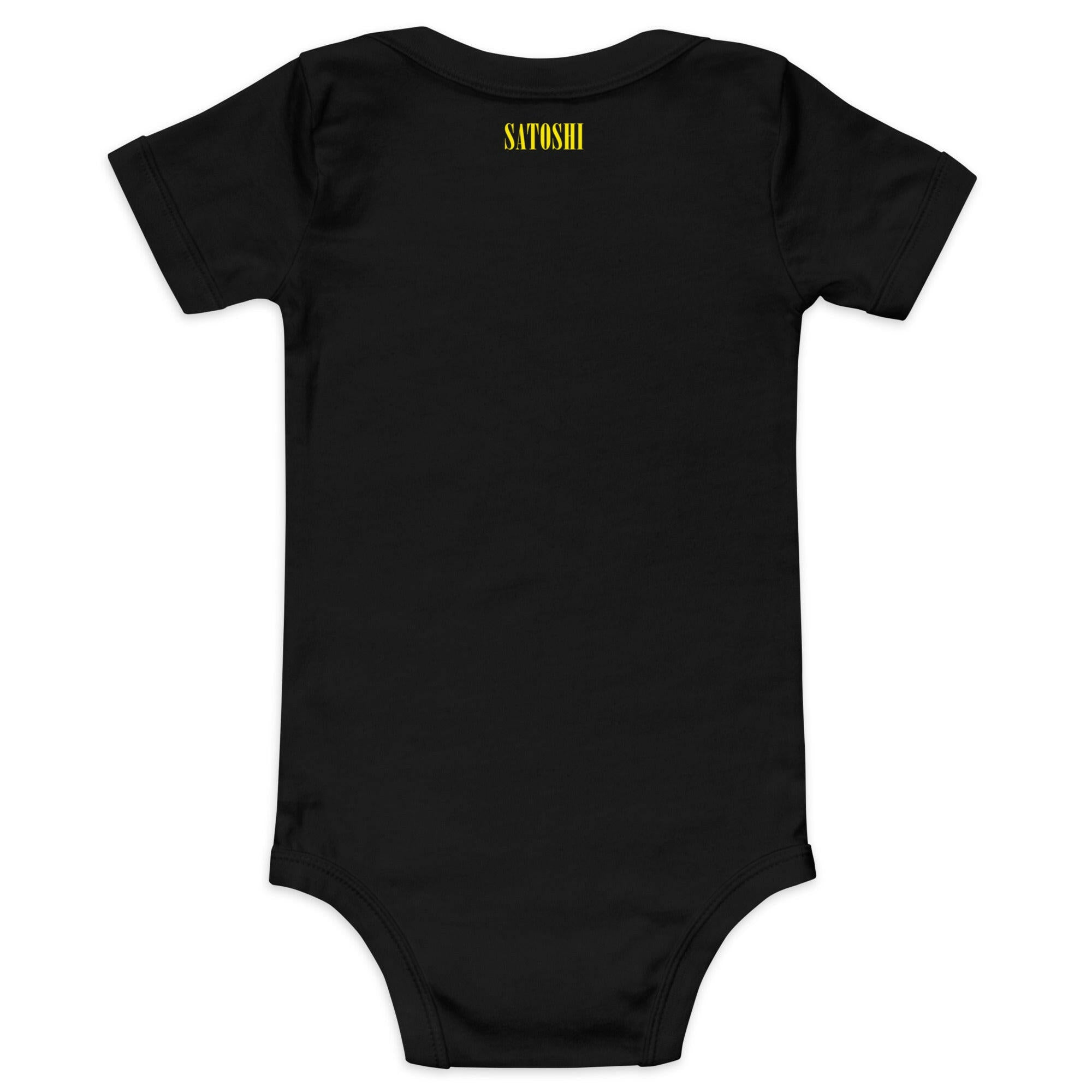 SATOSHI Smiles / Onesie  The Orange Habit | Bitcoin Clothing & Apparel.