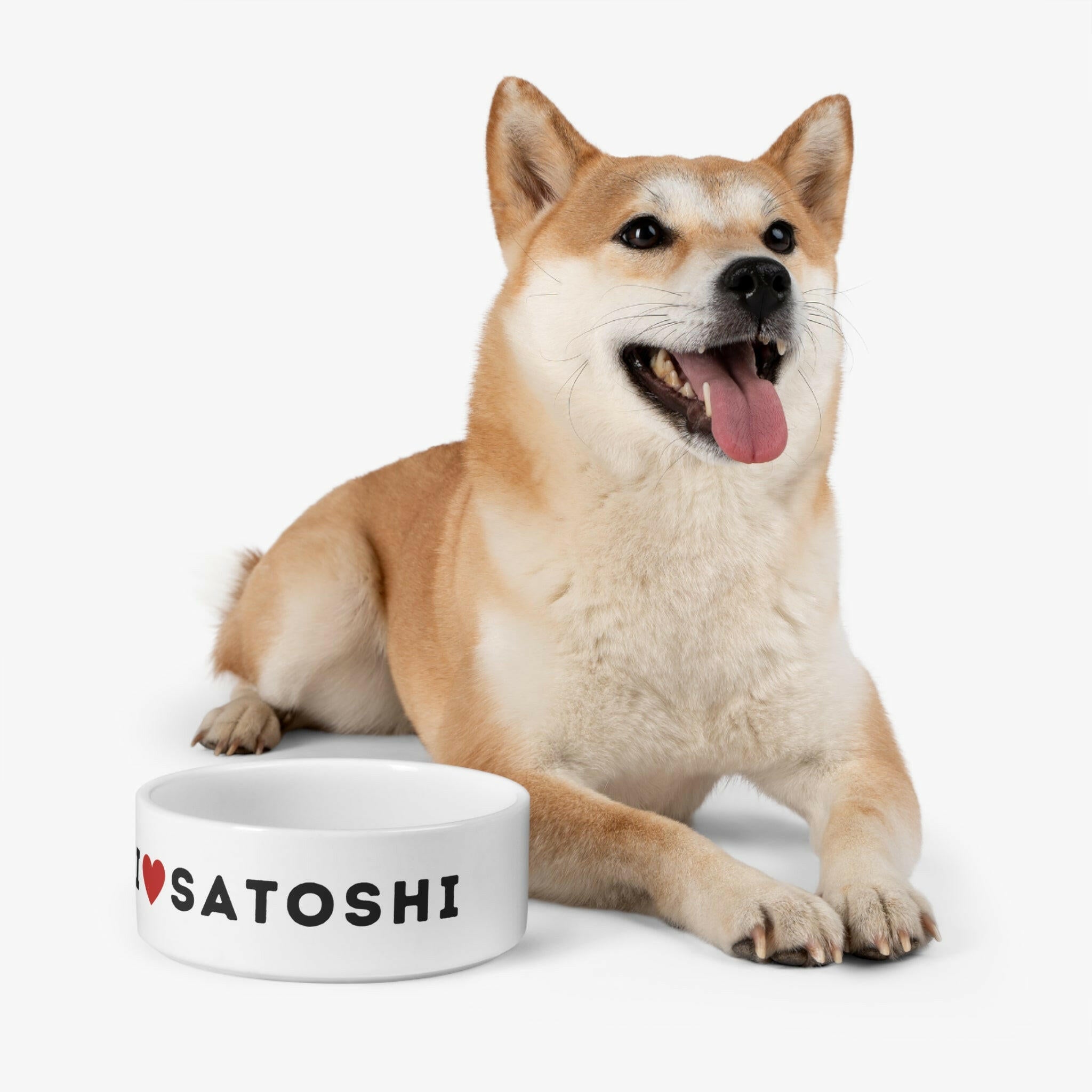 I HEART Satoshi / Pet Bowl - Maison Toshi - The Orange Habit