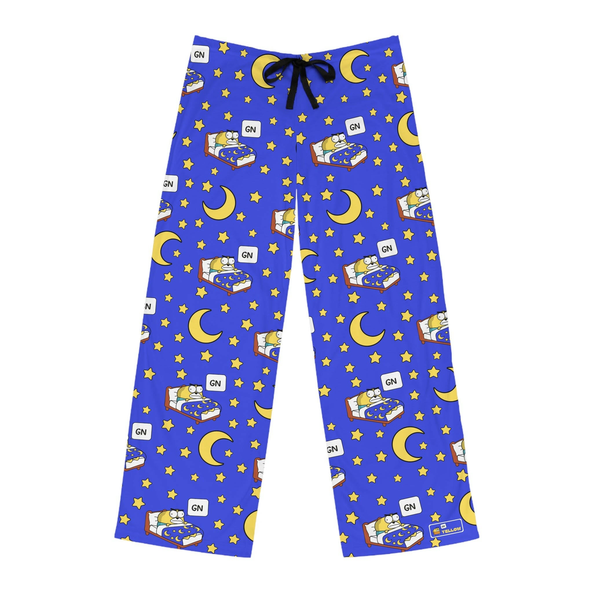 Meme YELLOW / Men's Pajama Pants - SVRN_T - The Orange Habit