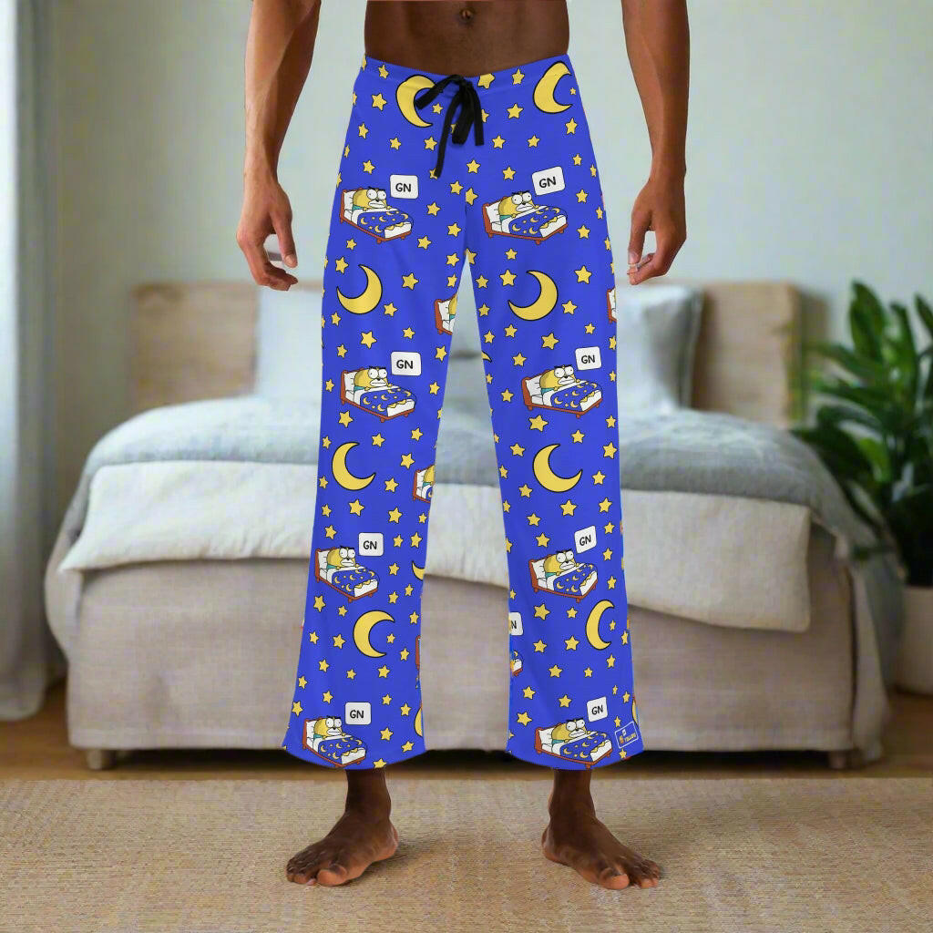 Meme YELLOW / Men's Pajama Pants - SVRN_T - The Orange Habit