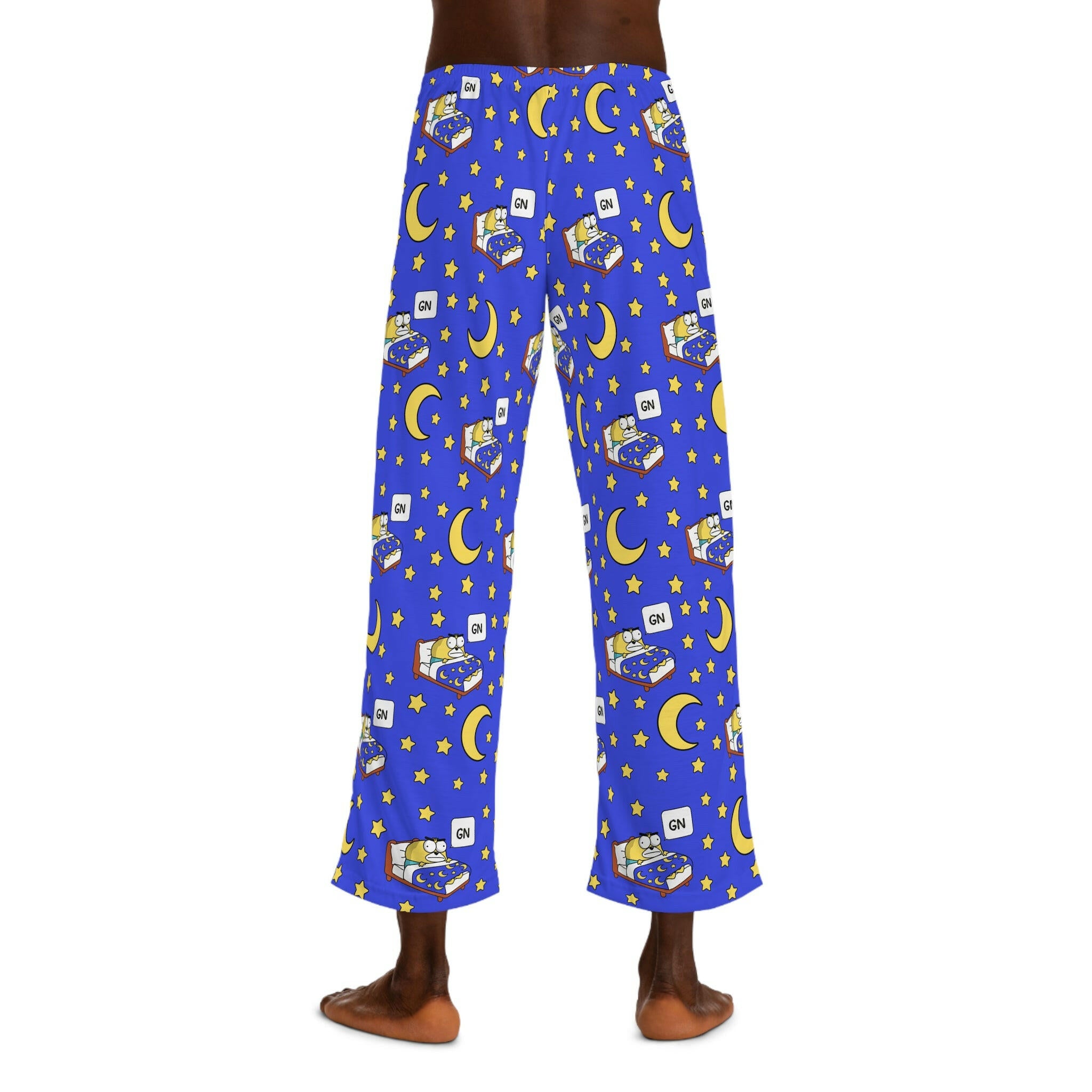 Meme YELLOW / Men's Pajama Pants - SVRN_T - The Orange Habit