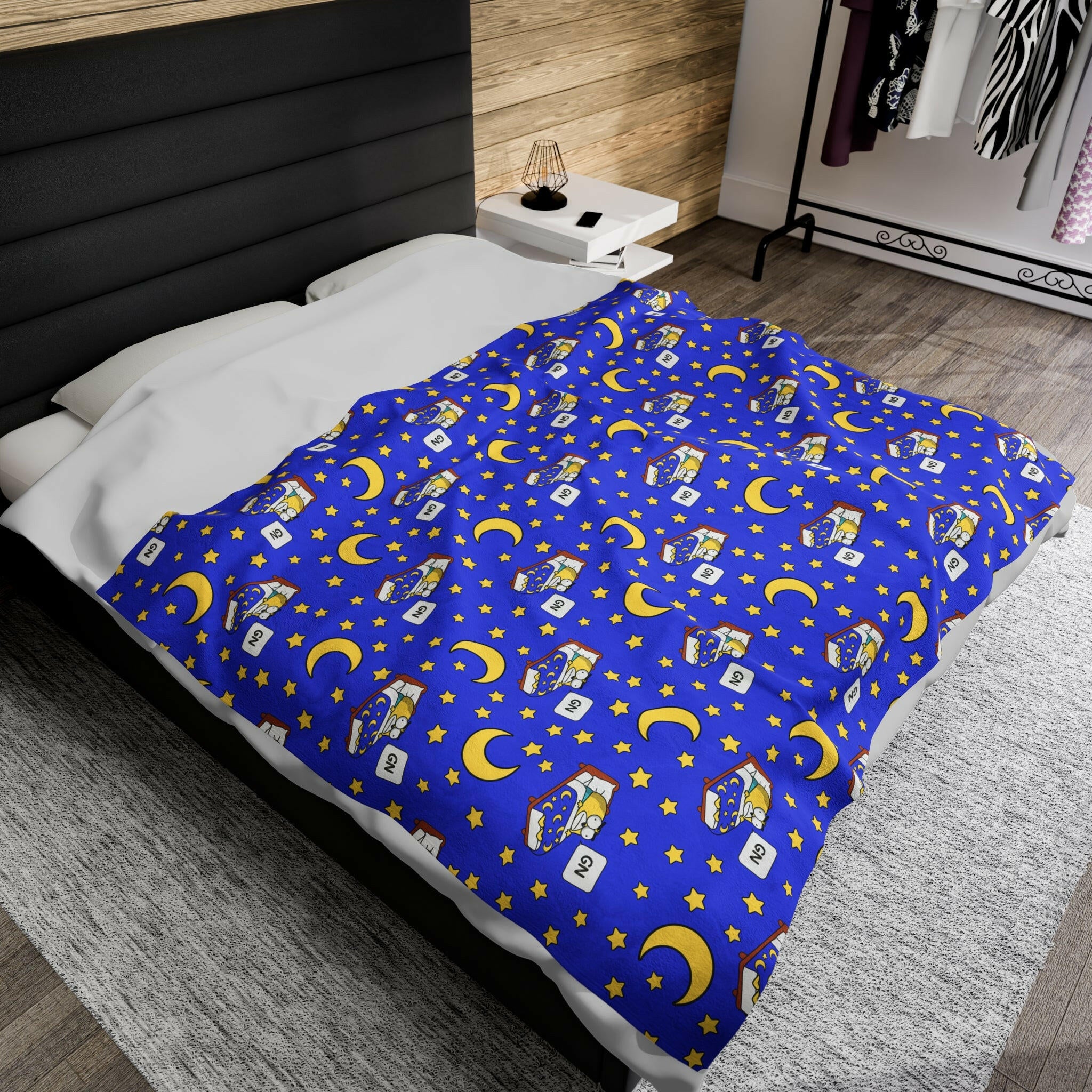 Meme YELLOW / Velveteen Blanket - Orange Habit Home - The Orange Habit