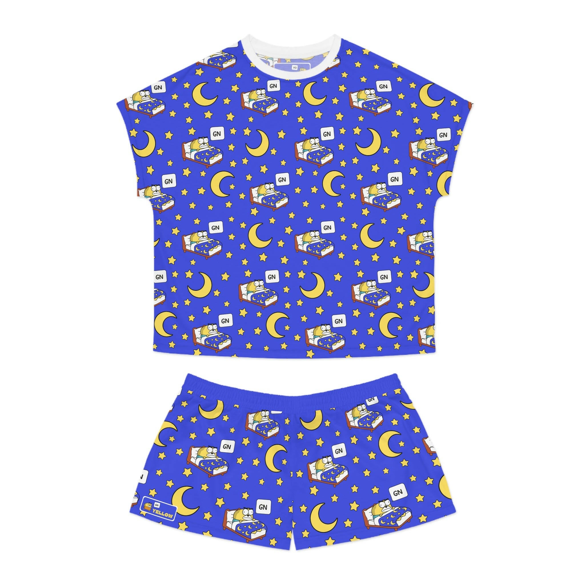 Meme YELLOW / Women's Pajama Set - SVRN_T Woman - The Orange Habit