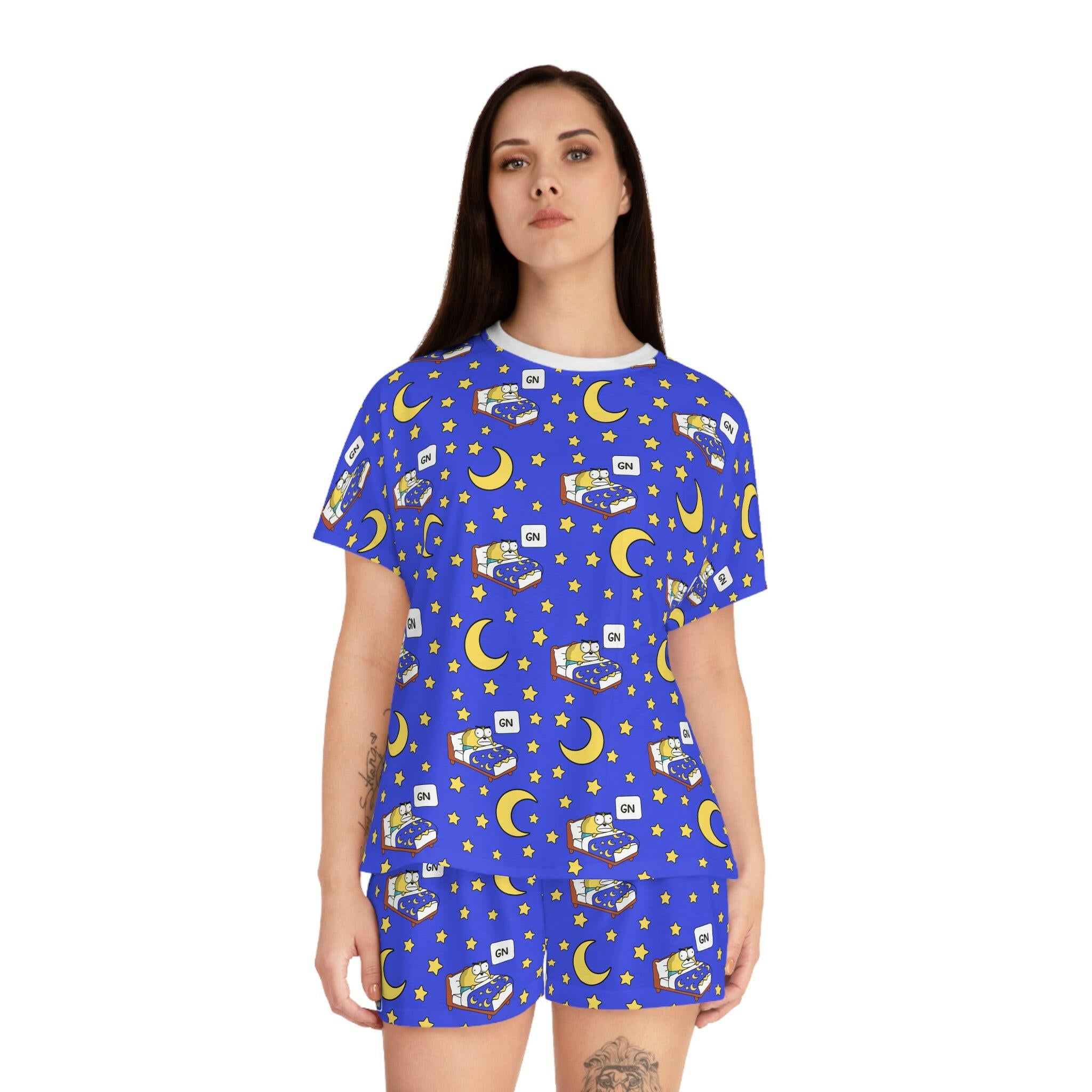 Meme YELLOW / Women's Pajama Set - SVRN_T Woman - The Orange Habit