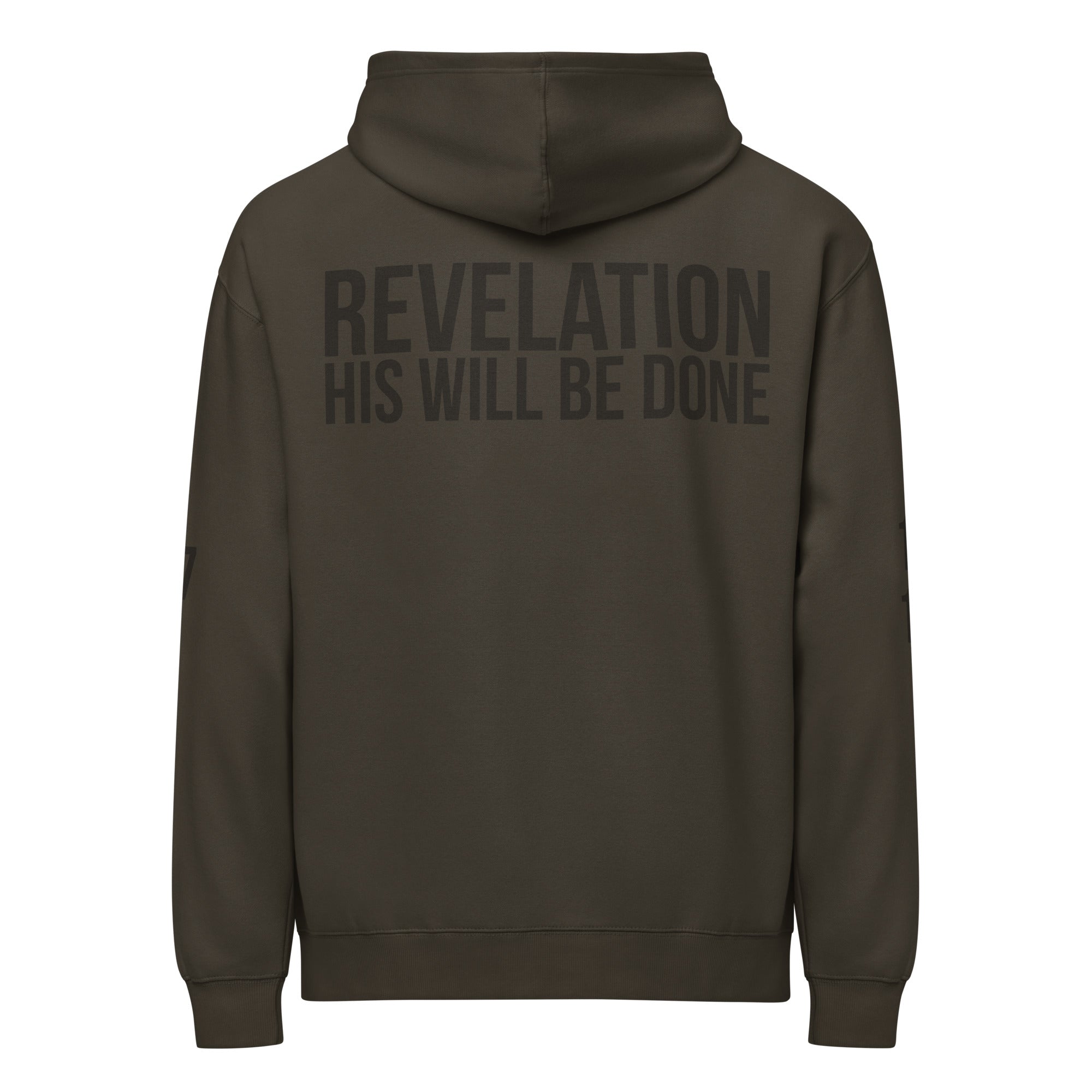vintage black revelation 7 his will be done bible verse hoodie by praise society