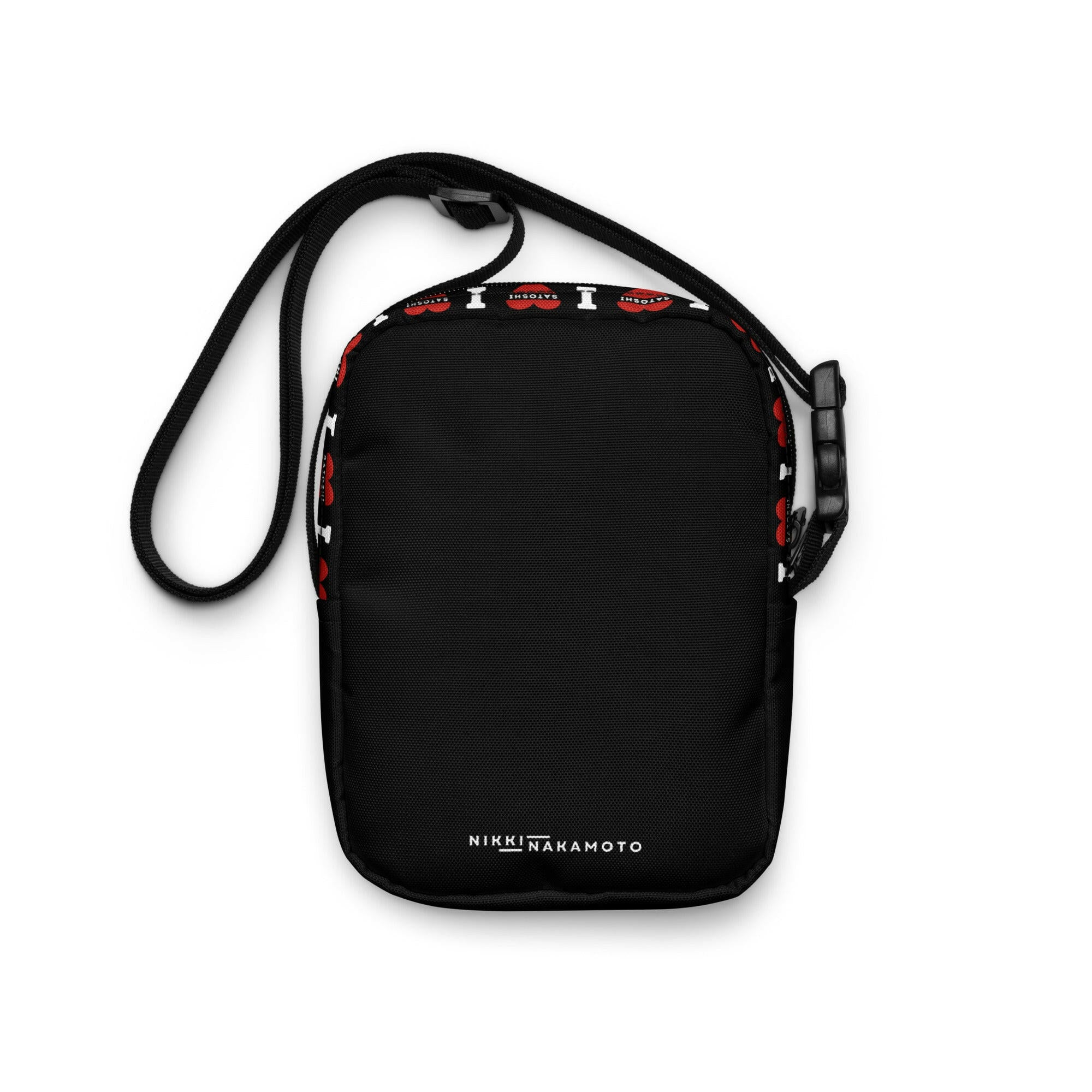 I Heart Satoshi / Crossbody Bag - Nikki Nakamoto Bags - The Orange Habit