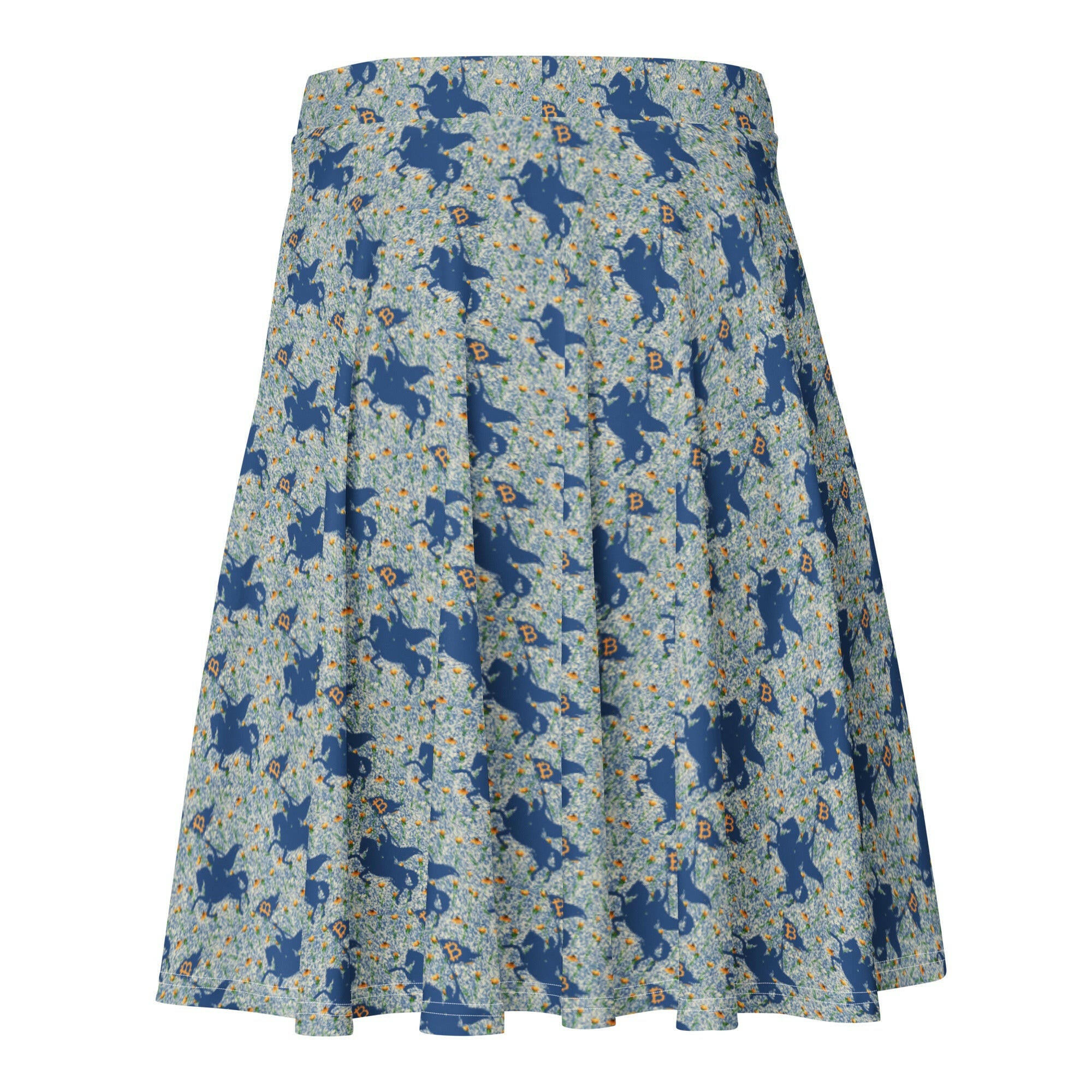 Soft Revolution Blue / Skirt  The Orange Habit | Bitcoin Clothing & Apparel.