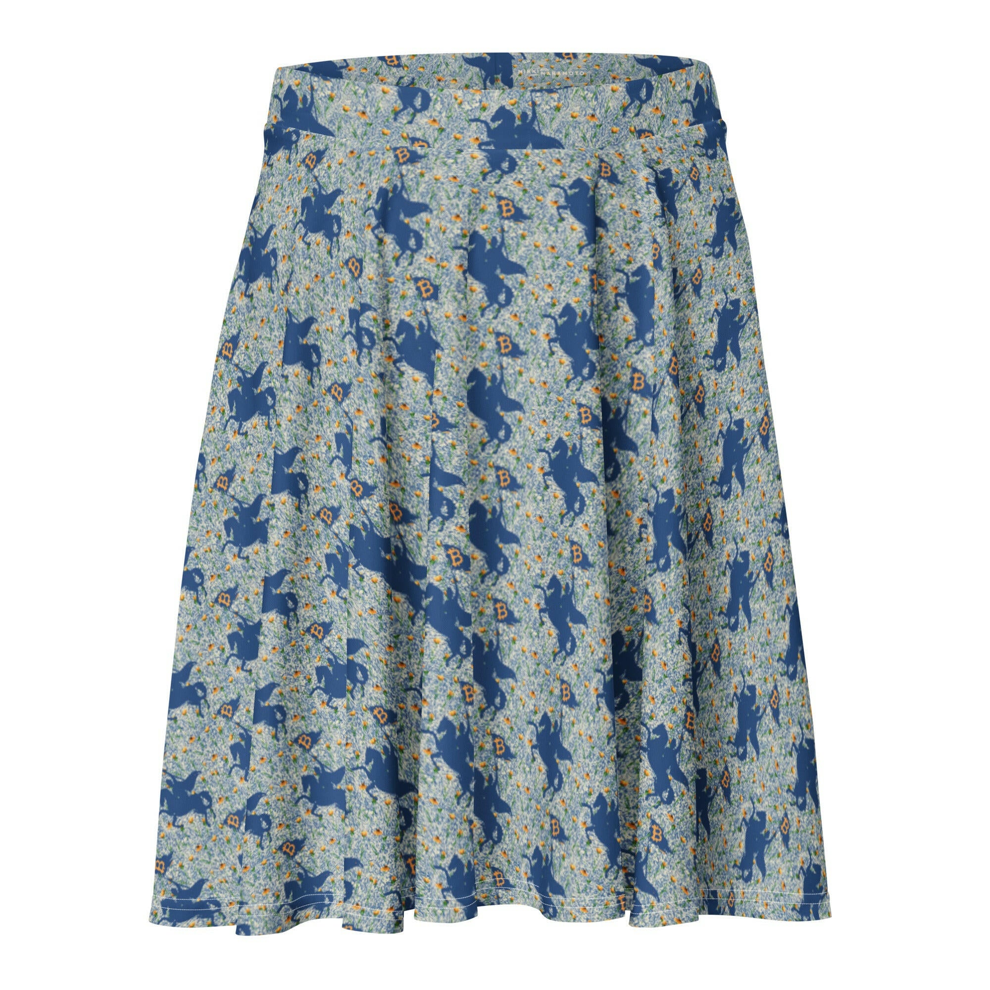 Soft Revolution Blue / Skirt  The Orange Habit | Bitcoin Clothing & Apparel.