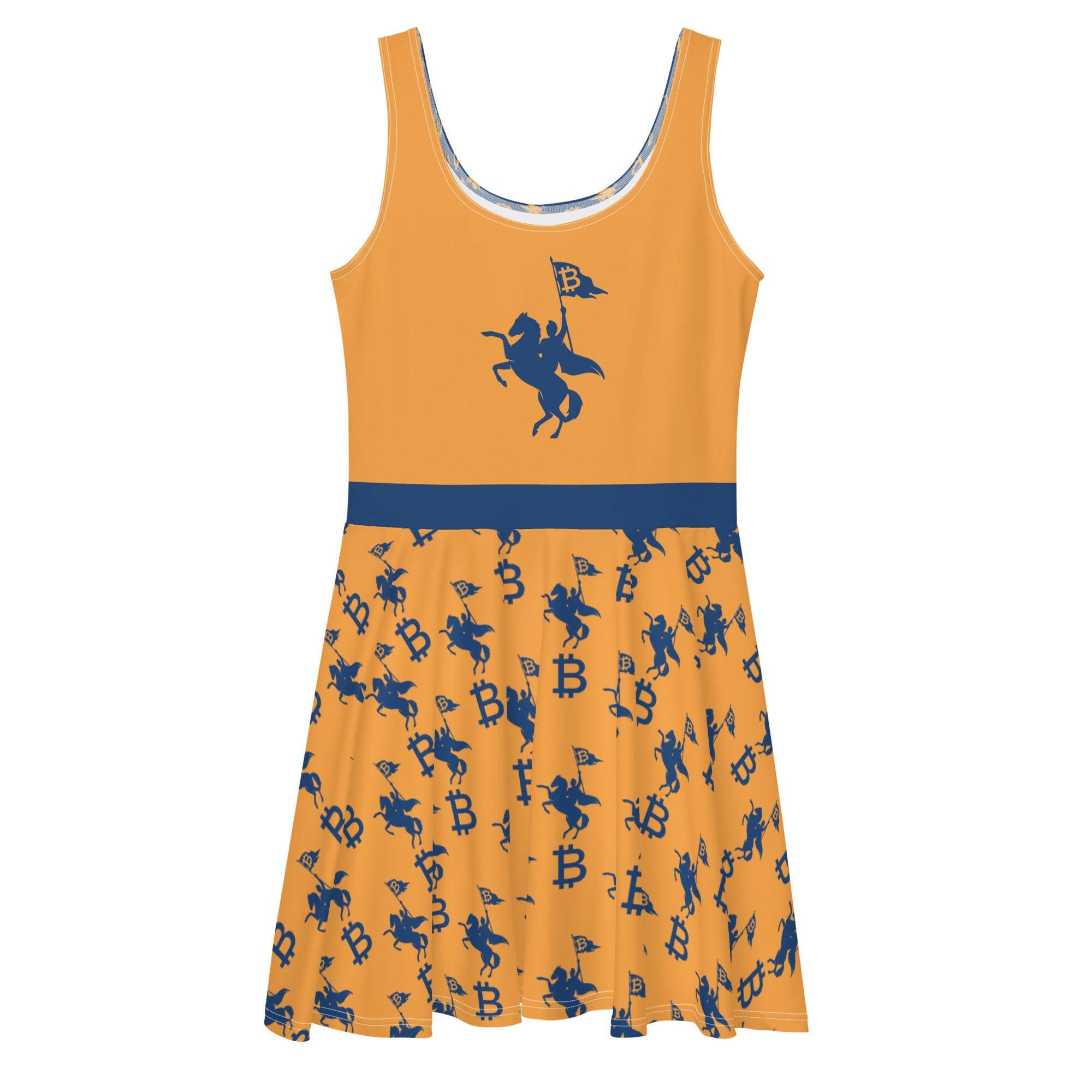 SOFT REVOLUTION / Skater Dress  The Orange Habit | Bitcoin Clothing & Apparel.