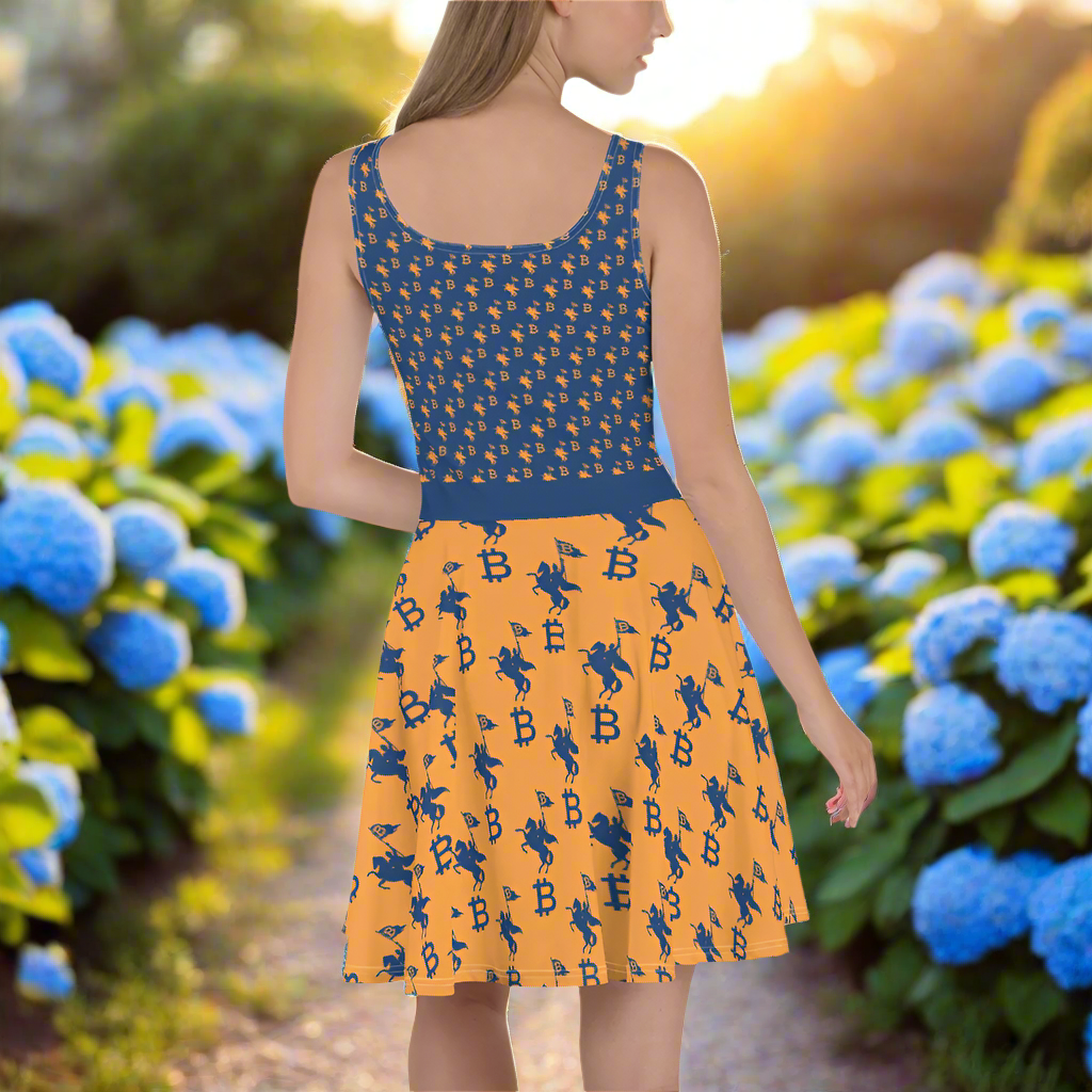 SOFT REVOLUTION / Skater Dress  The Orange Habit | Bitcoin Clothing & Apparel.