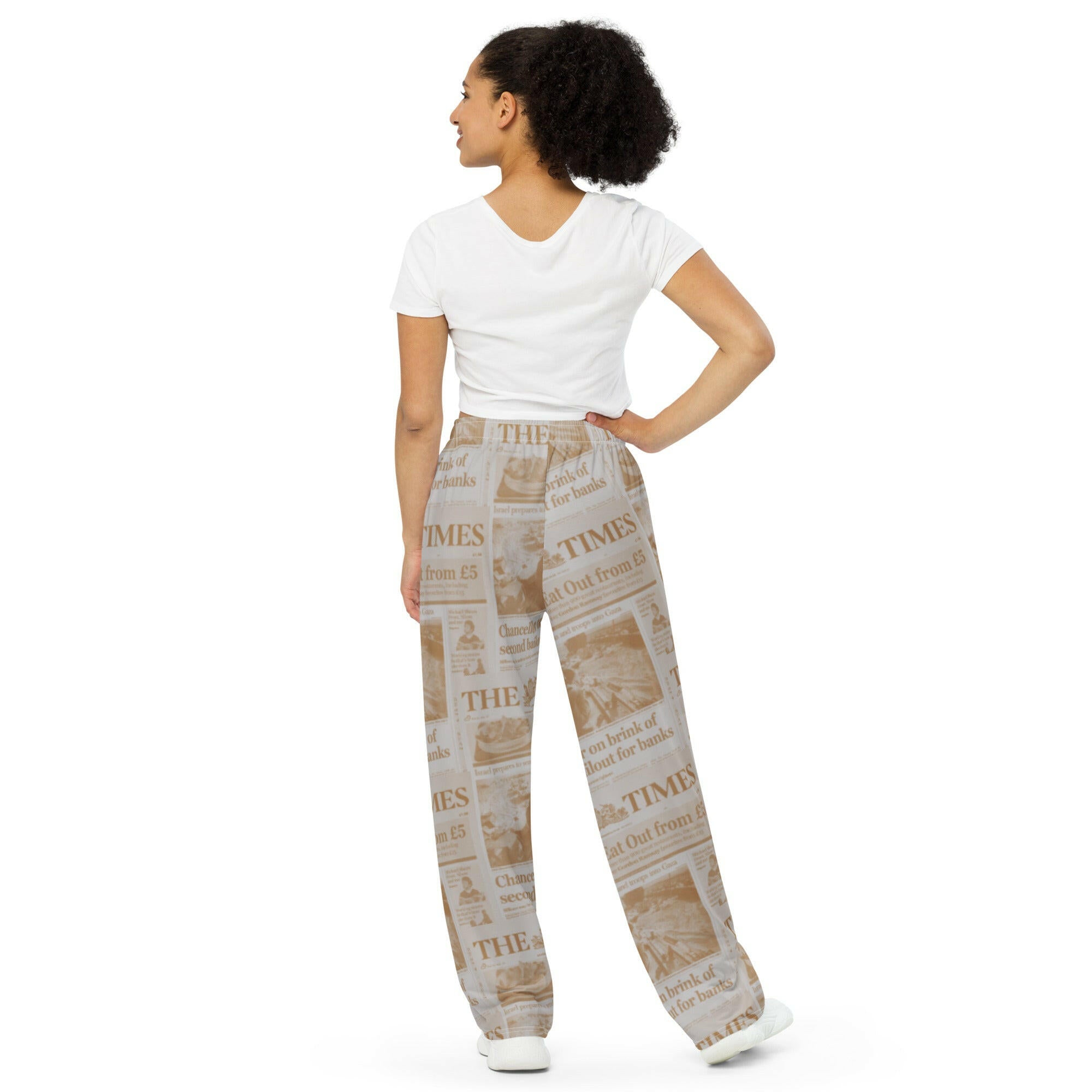 Nakamoto / Wide-Leg Bitcoin Pants - Nikki Nakamoto - The Orange Habit