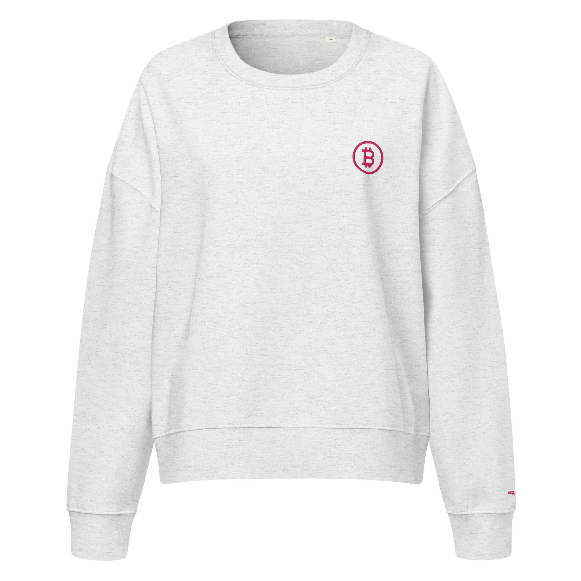 Branded / Women's Organic Sweatshirt  The Orange Habit | Bitcoin Clothing & Apparel.