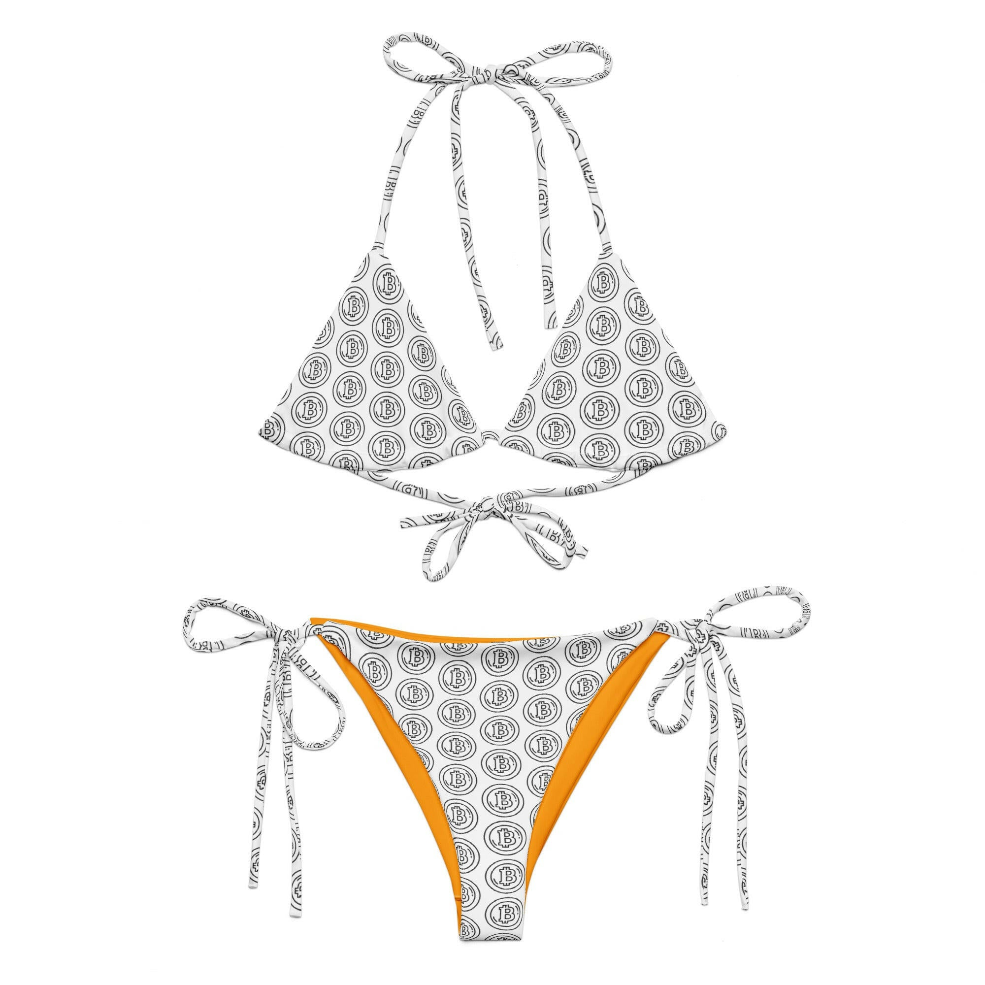 The B / Bikini  The Orange Habit | Bitcoin Clothing & Apparel.