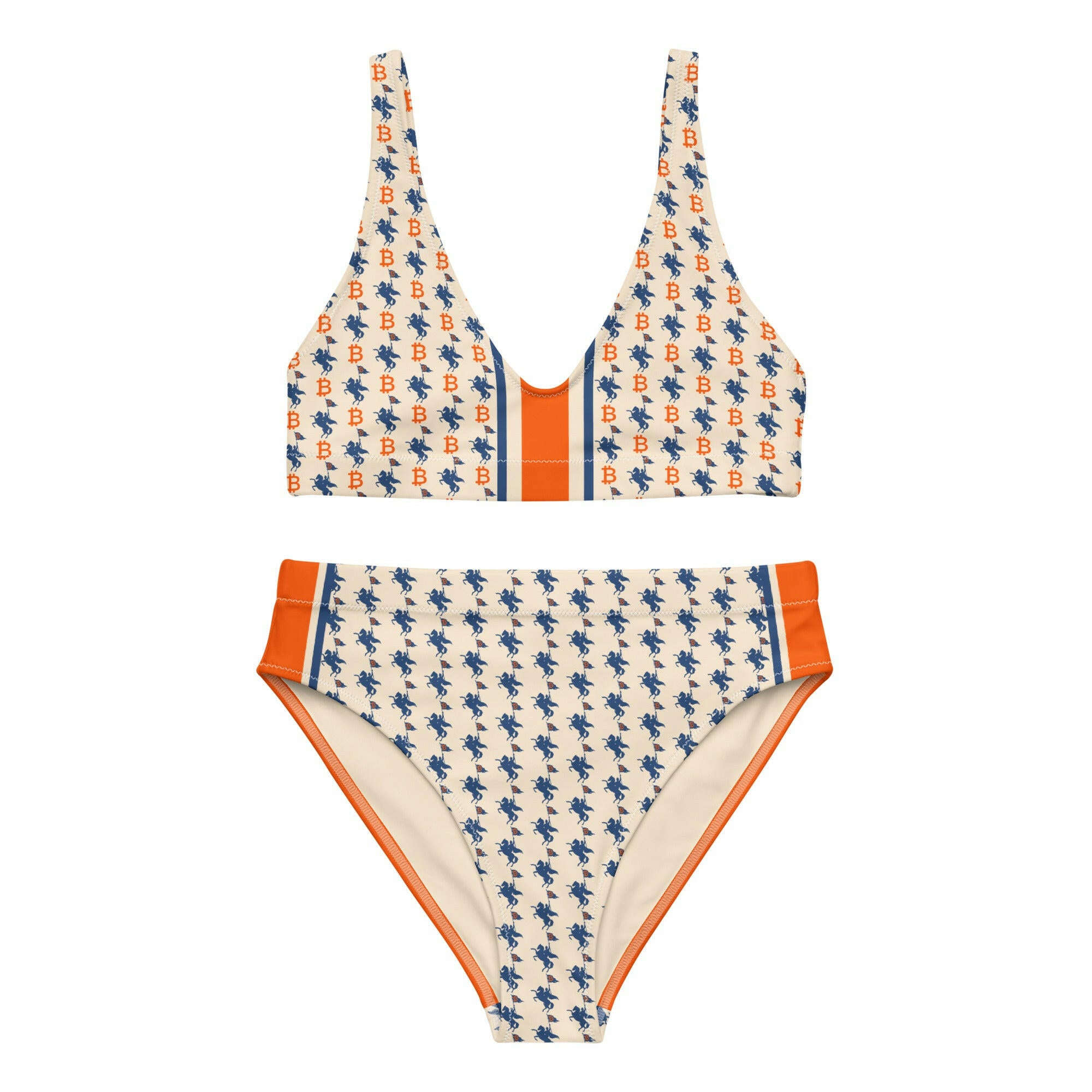 Soft Revolution / High-Waisted Bitcoin Bikini  The Orange Habit | Bitcoin Clothing & Apparel.