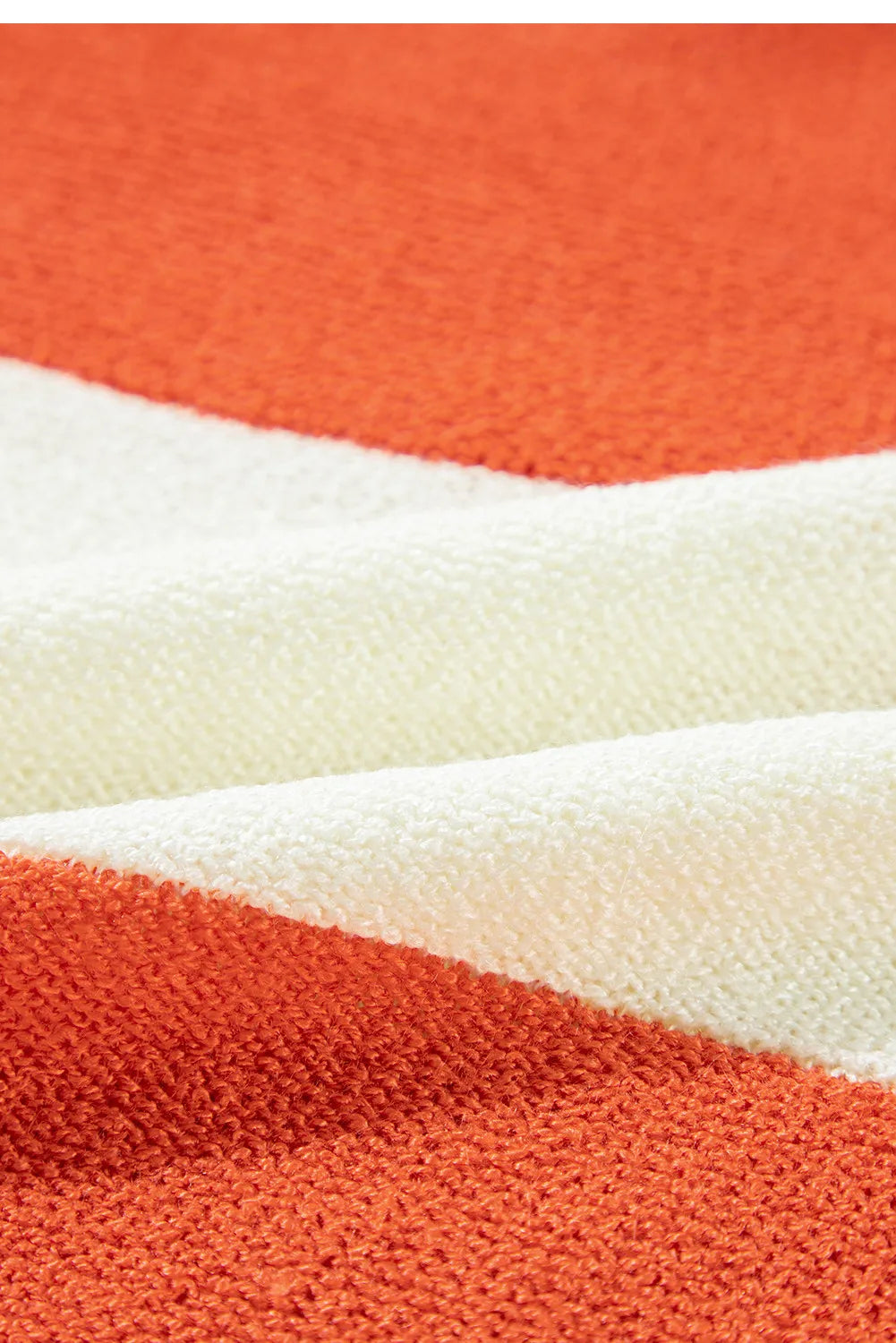 Boutique / Dropped Shoulder V-Neck Sweater - Orange Habit Boutique - The Orange Habit