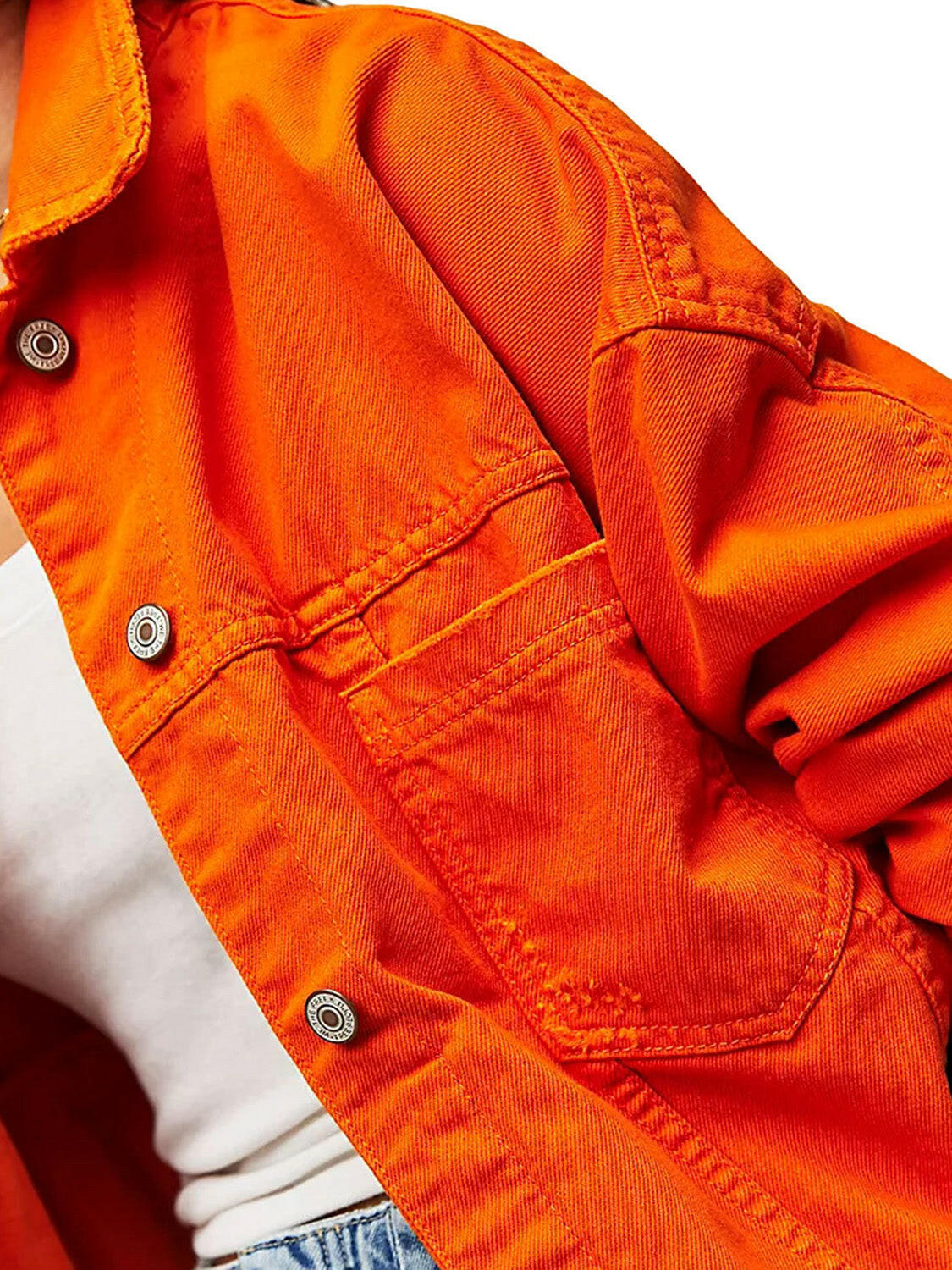 Boutique / Denim Jacket - Orange Habit Boutique - The Orange Habit