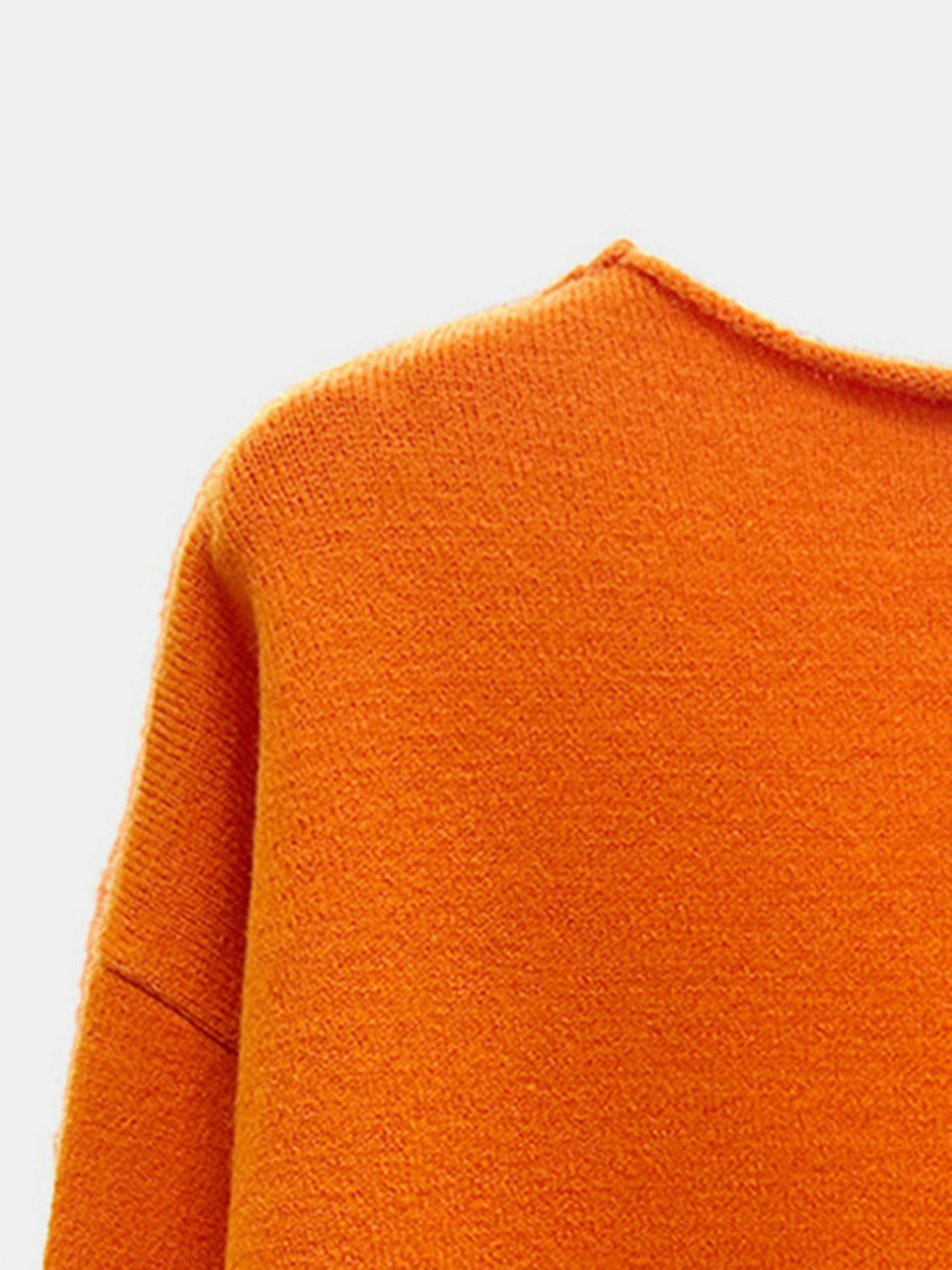 Boutique / V-Neck Long Sleeve Knit Top - Orange Habit Boutique - The Orange Habit