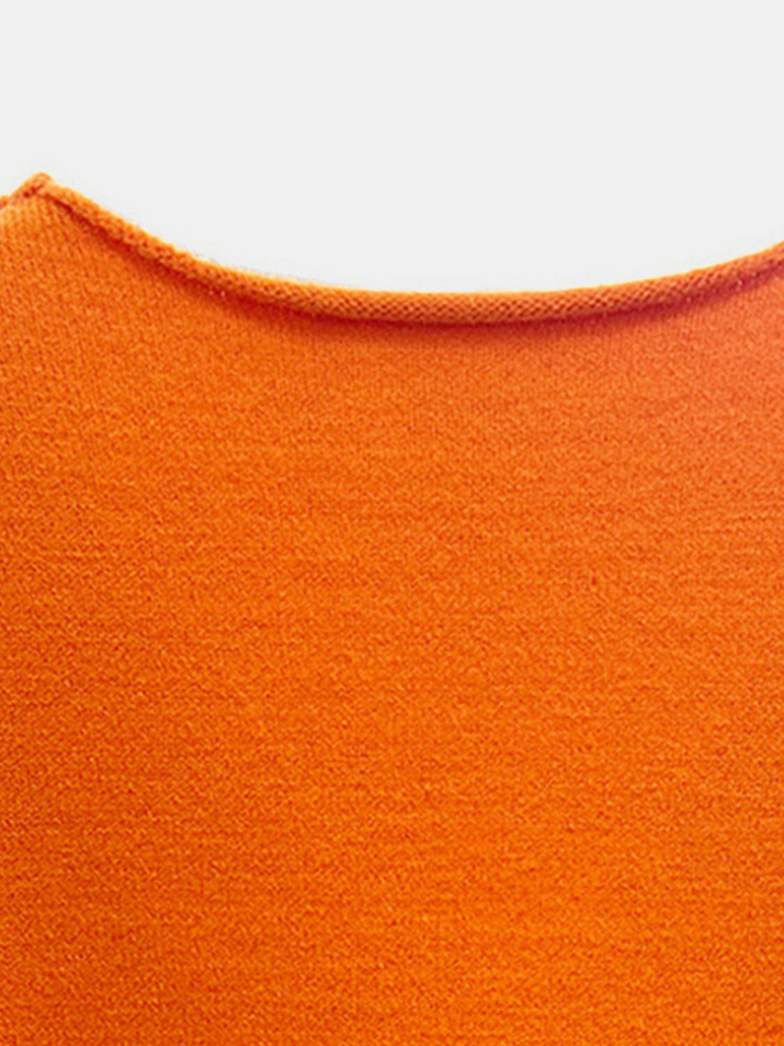 Boutique / V-Neck Long Sleeve Knit Top - Orange Habit Boutique - The Orange Habit