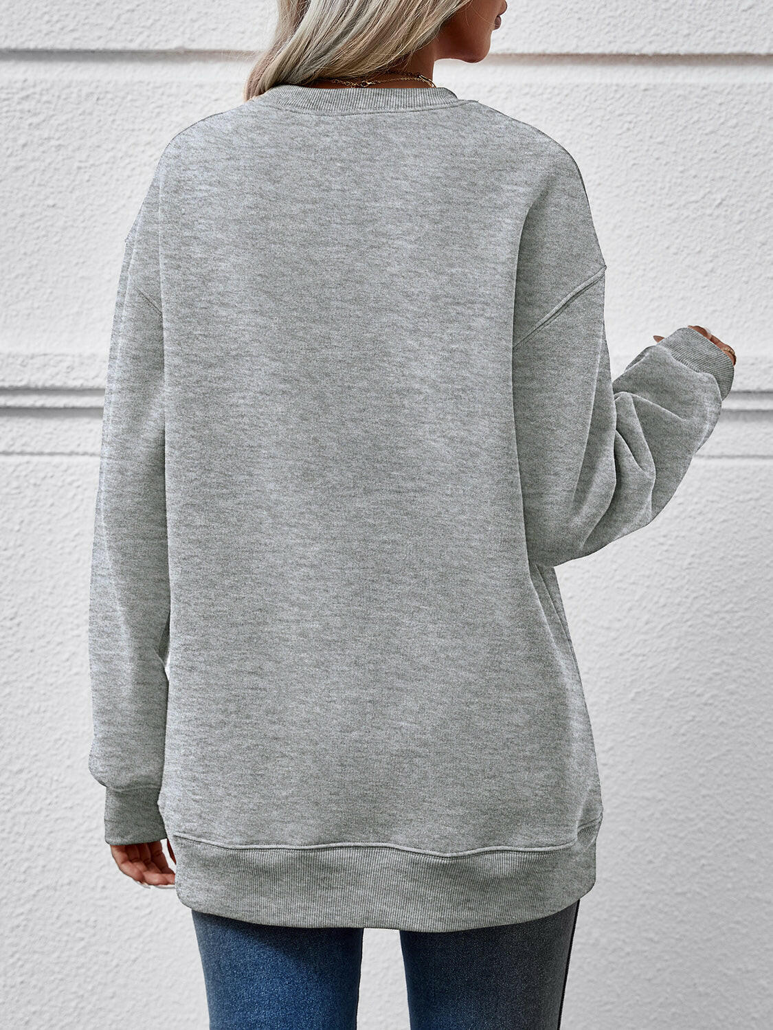 Boutique / Oversized Sweatshirt - Orange Habit Boutique - The Orange Habit
