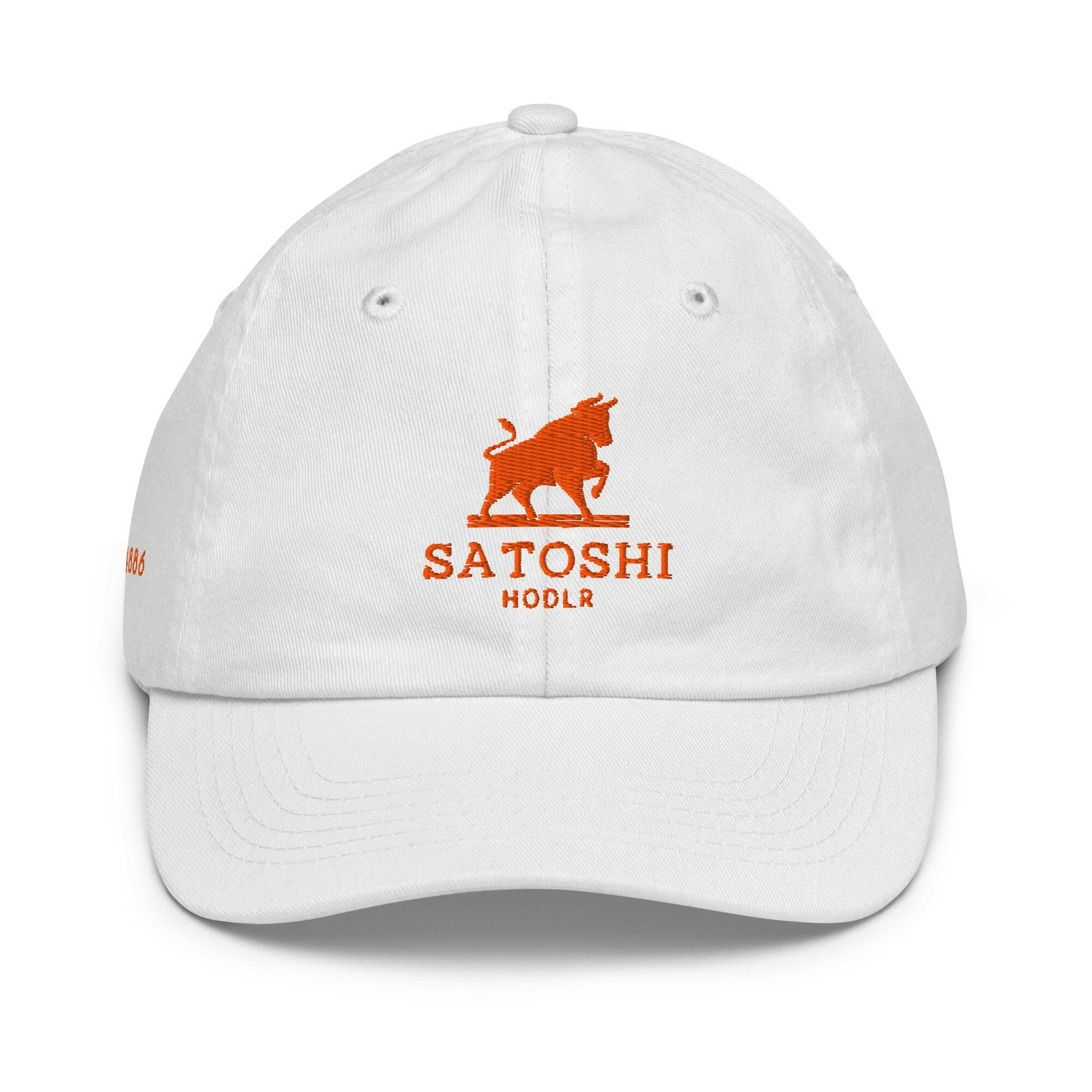 SATOSHI HODLR / Kids Bitcoin Hat - Lil'B Hats - The Orange Habit