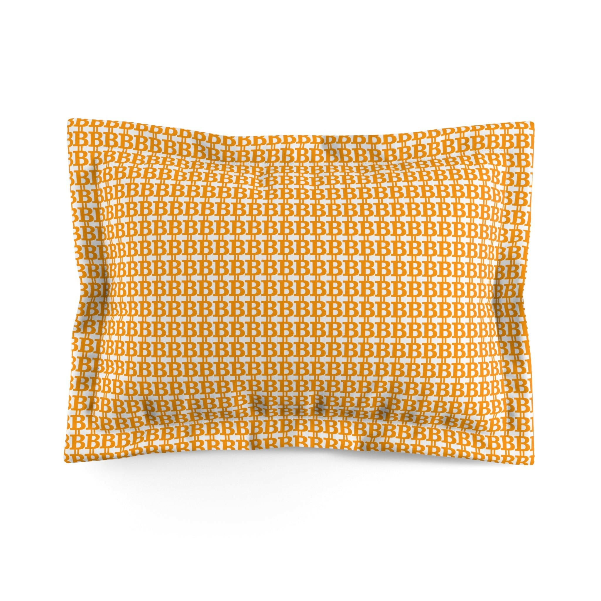 SATOSHI Matisse / Bitcoin Pillow Sham - Orange Habit Home - The Orange Habit