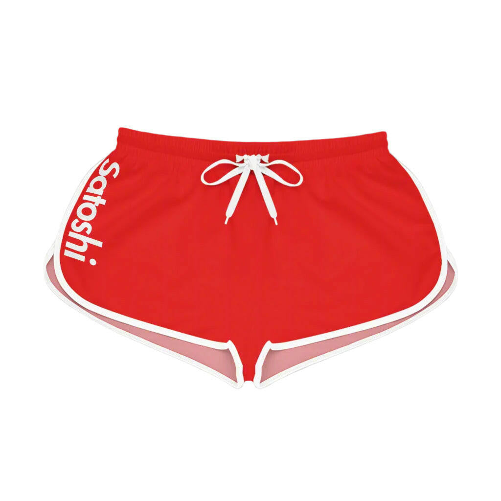 SATOSHI / Women's Bitcoin Shorts - Nikki Nakamoto - The Orange Habit