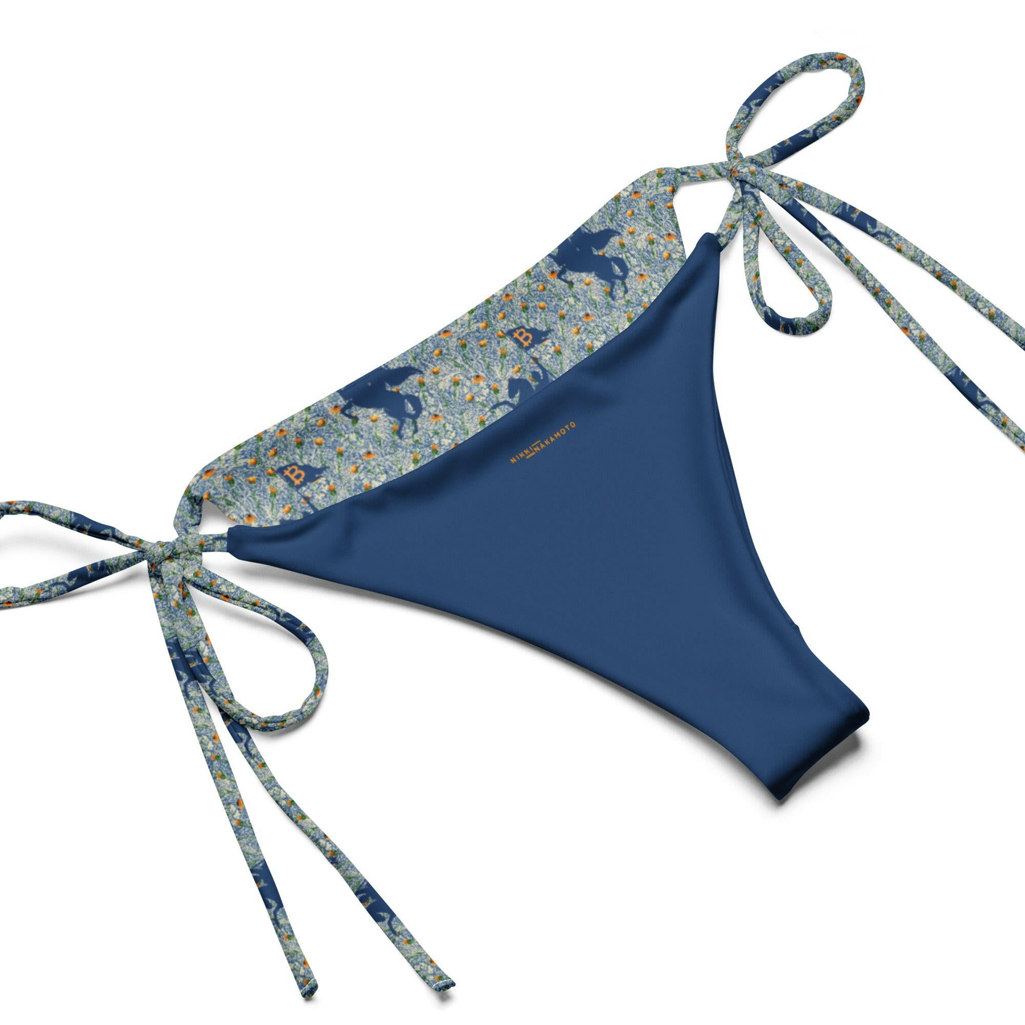 SOFT REVOLUTION Blue / Bitcoin Bikini - Nikki Nakamoto - The Orange Habit