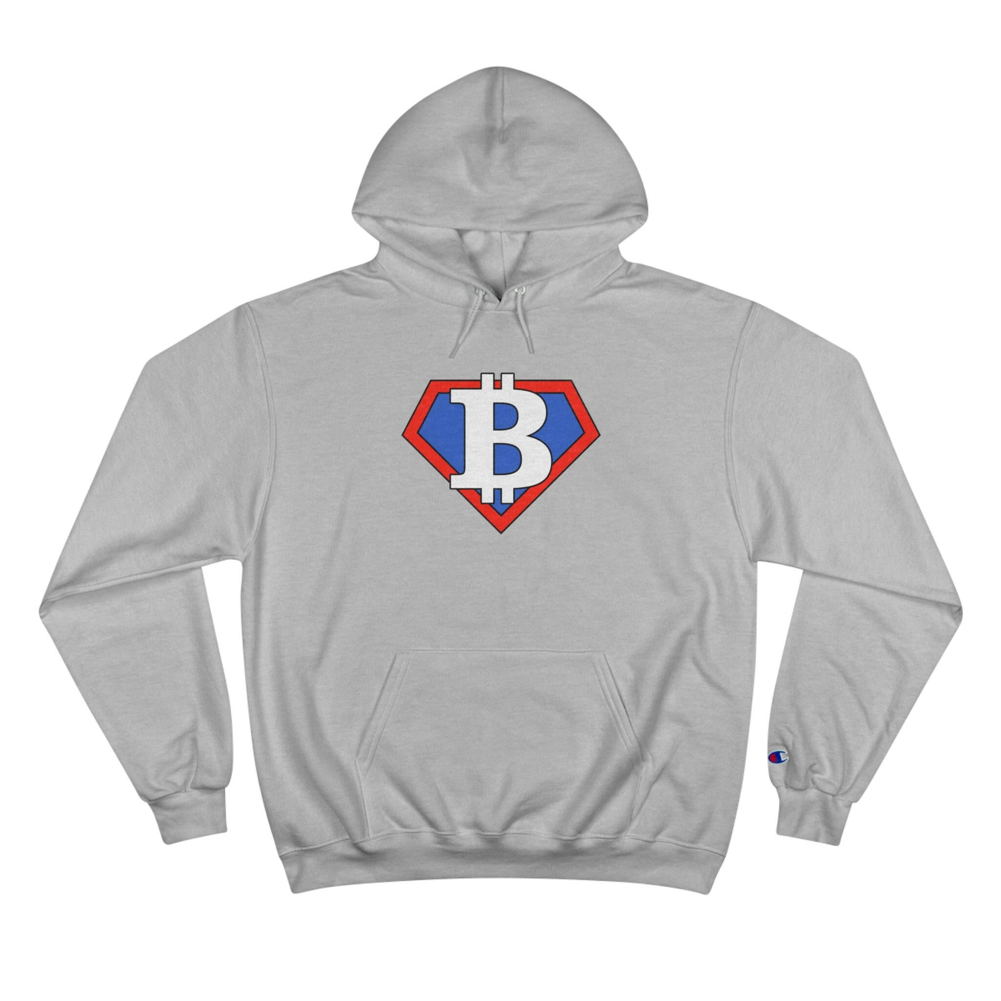 SUPER B / Champion Bitcoin Hoodie - SVRN_T - The Orange Habit