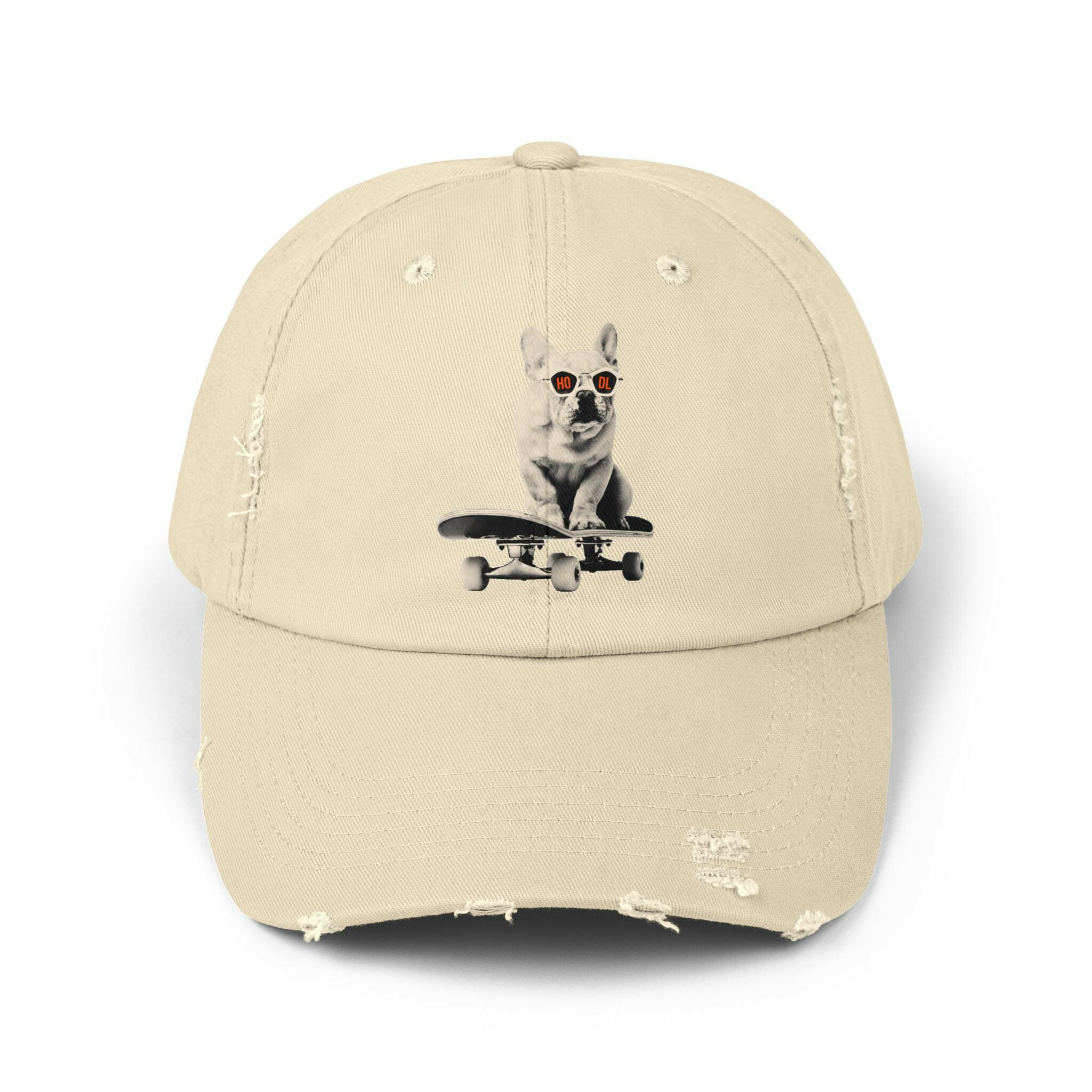 HODL Dog - Frenchie / Bitcoin Dad Hat - SVRN_T Hats - The Orange Habit