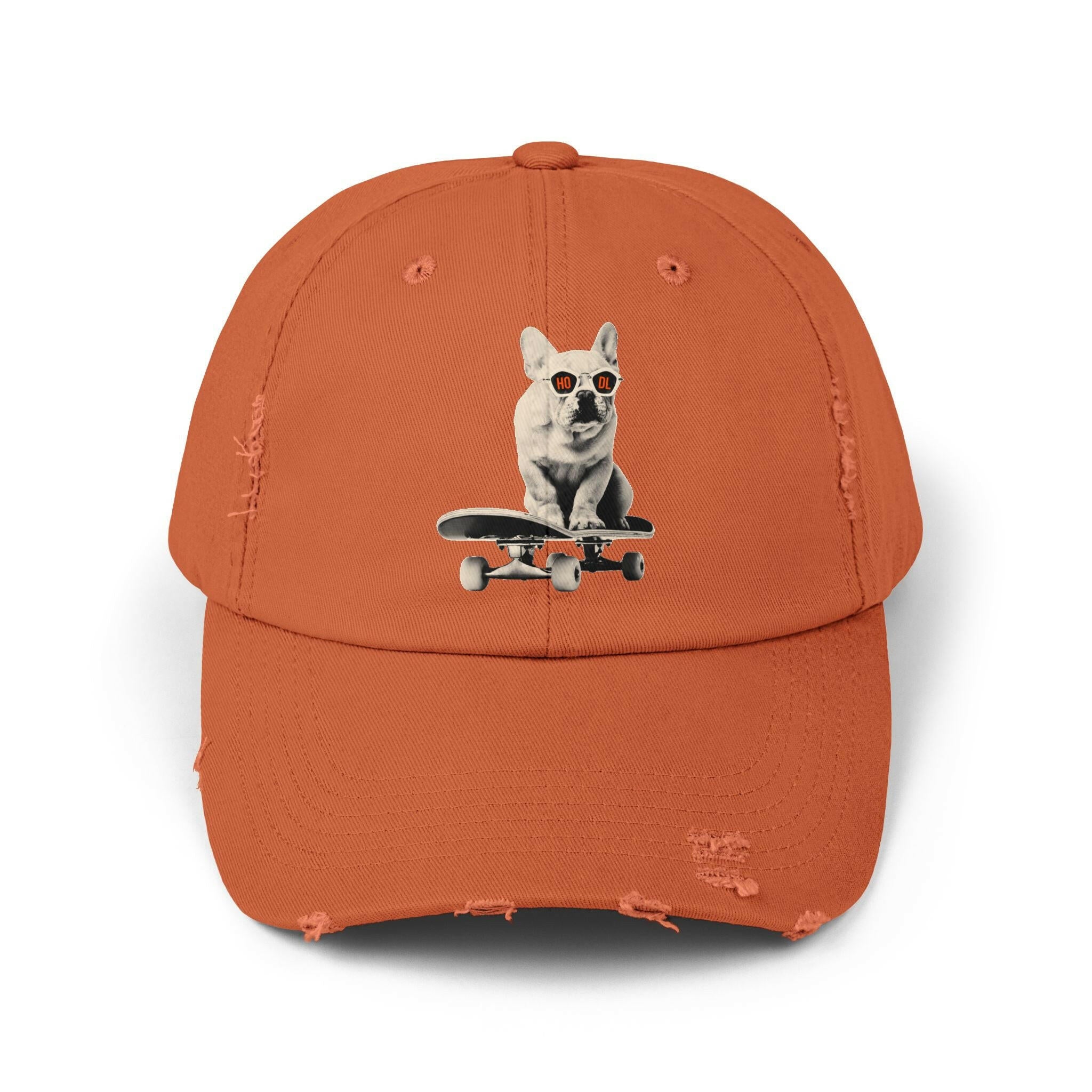 HODL Dog - Frenchie / Bitcoin Dad Hat - SVRN_T Hats - The Orange Habit
