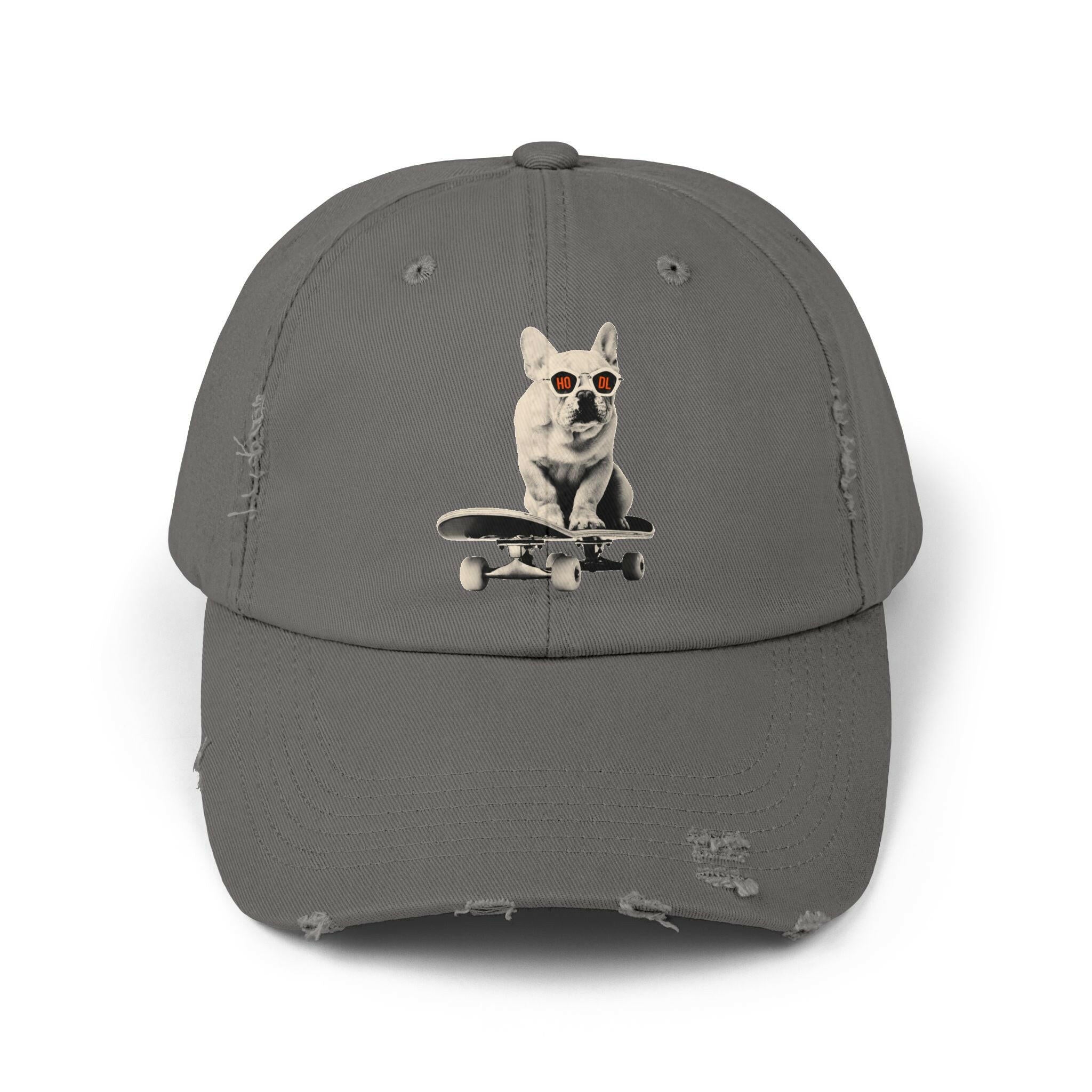 HODL Dog - Frenchie / Bitcoin Dad Hat - SVRN_T Hats - The Orange Habit