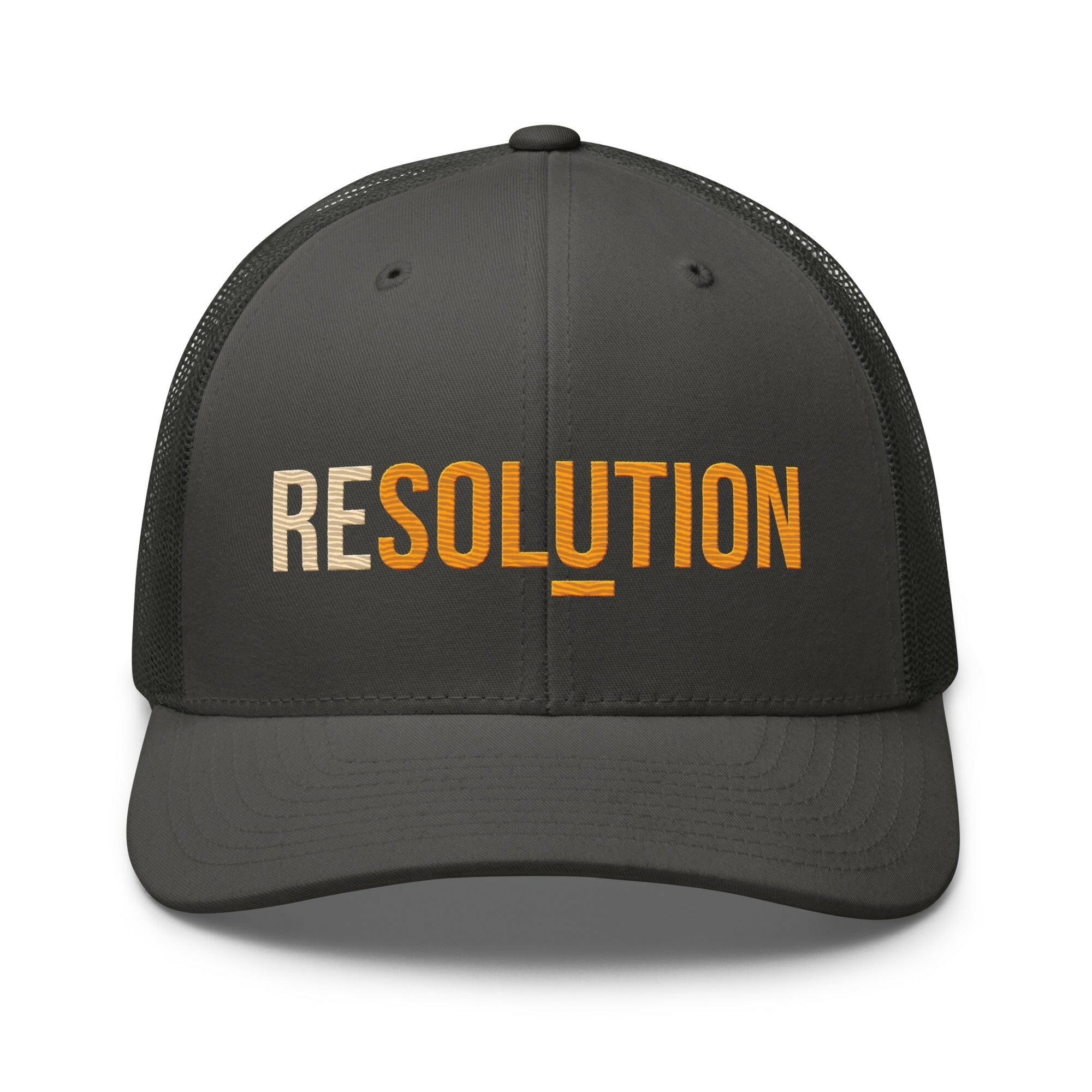 RESOLUTION / Trucker Cap  The Orange Habit | Bitcoin Clothing & Apparel.
