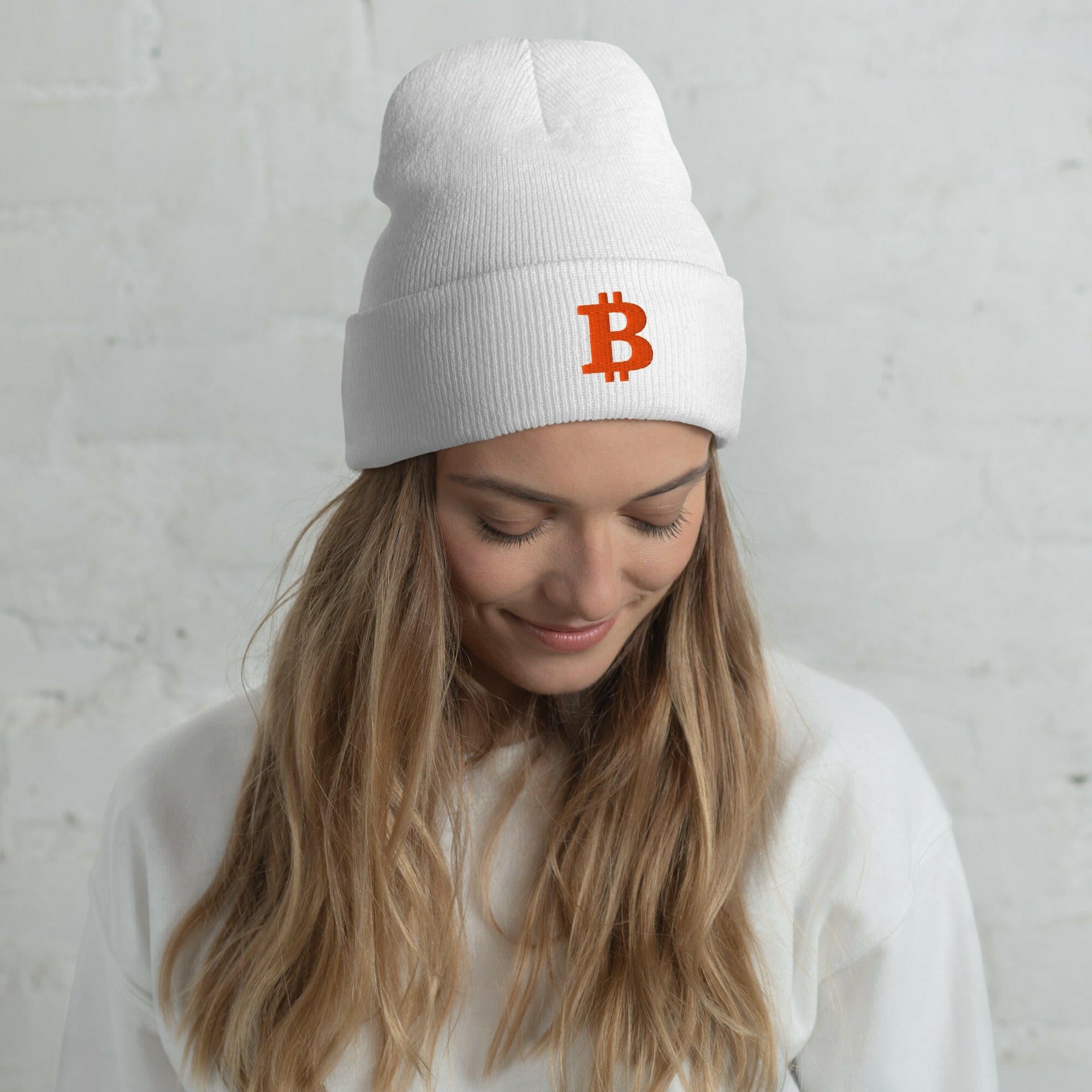 THE B / Bitcoin Beanie - SVRN_T Hats - The Orange Habit