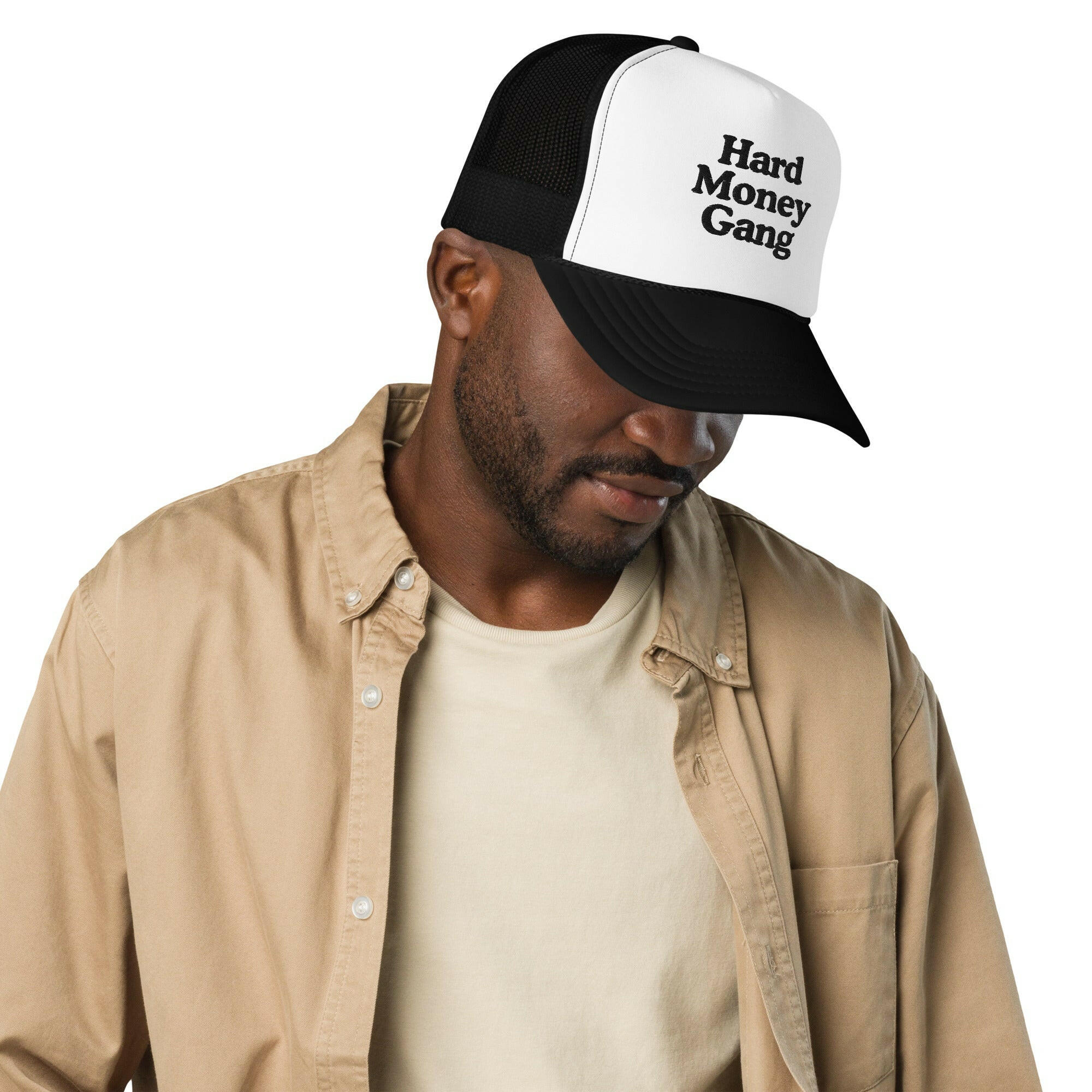 Hard Money Gang / Bitcoin Foam Trucker Hat - SVRN_T Hats - The Orange Habit