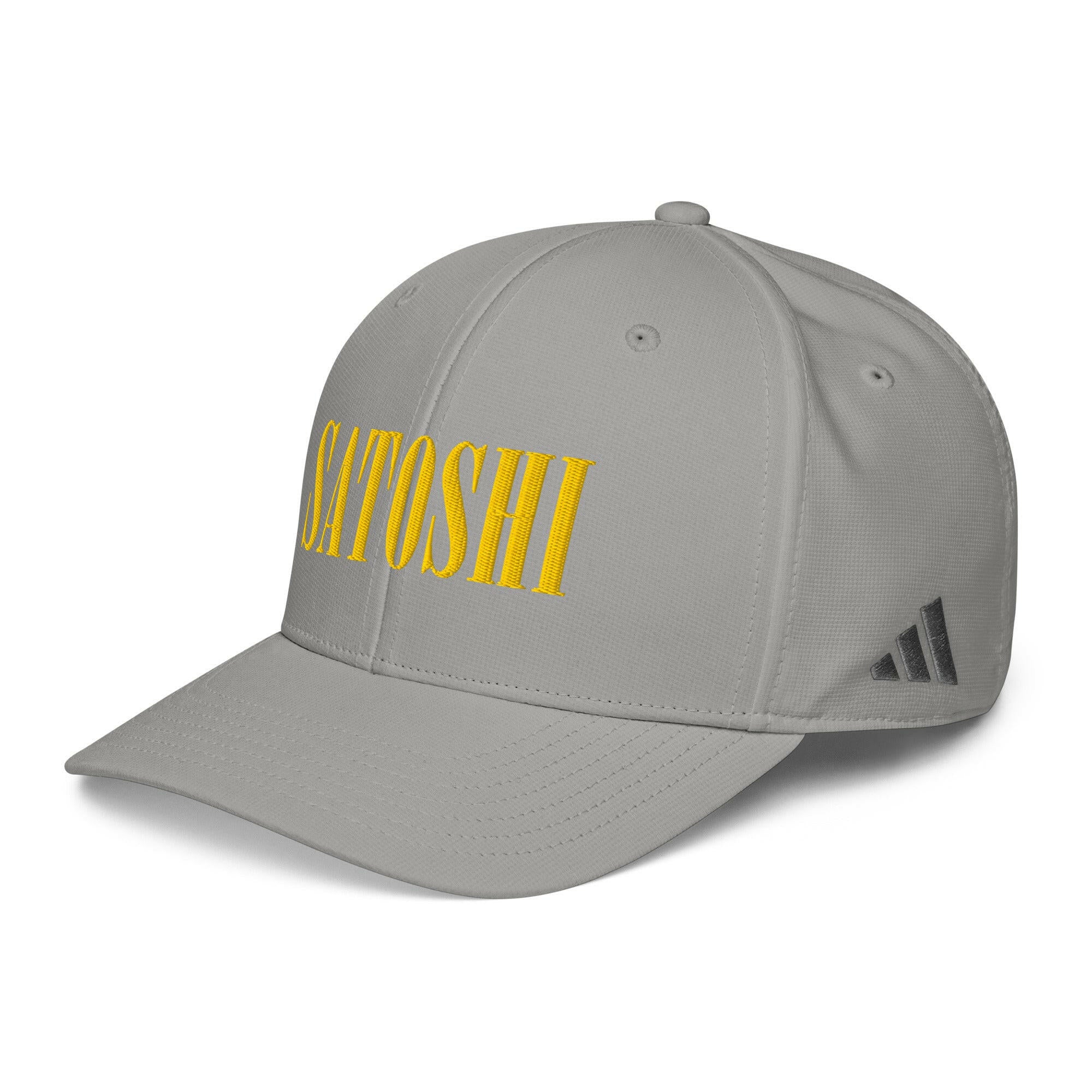 Satoshi Smiles / Adidas Bitcoin Hat - SVRN_T Hats - The Orange Habit