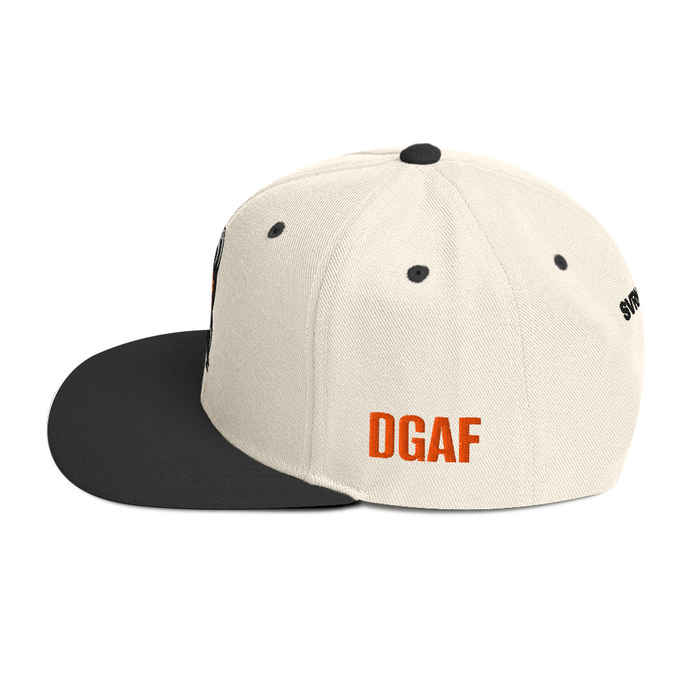 HONEY BADGER DGAF / Bitcoin Snapback Hat - SVRN_T Hats - The Orange Habit