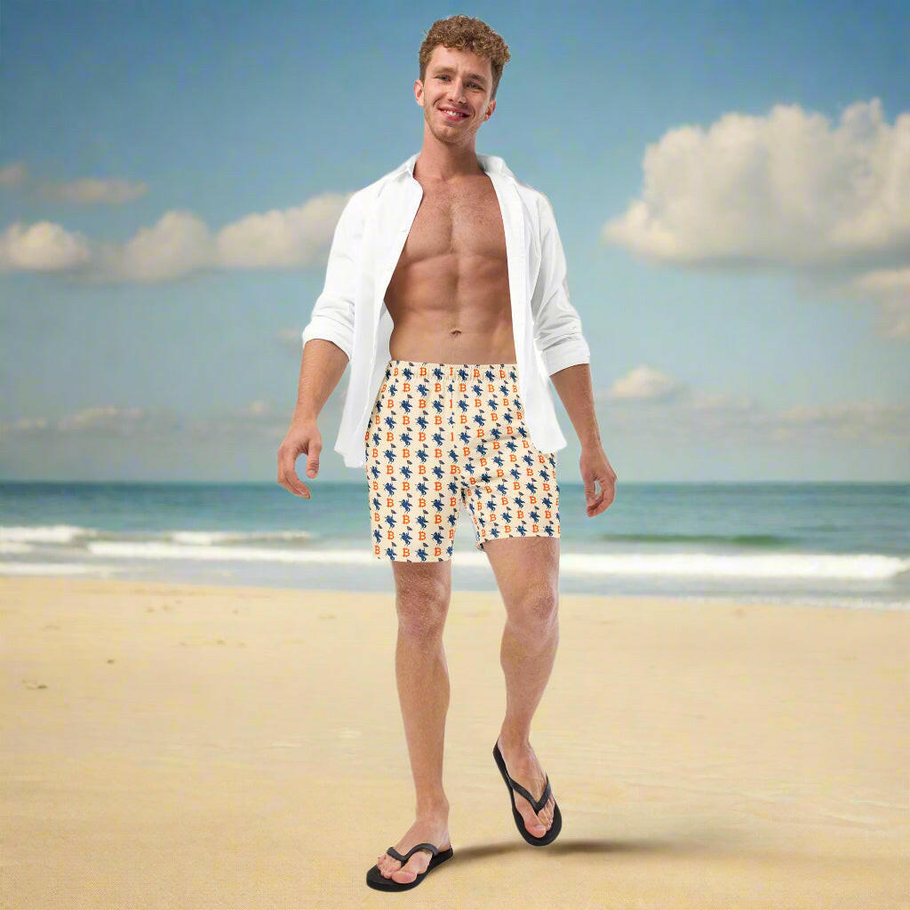 Soft Revolution / Swim Trunks  The Orange Habit | Bitcoin Clothing & Apparel.