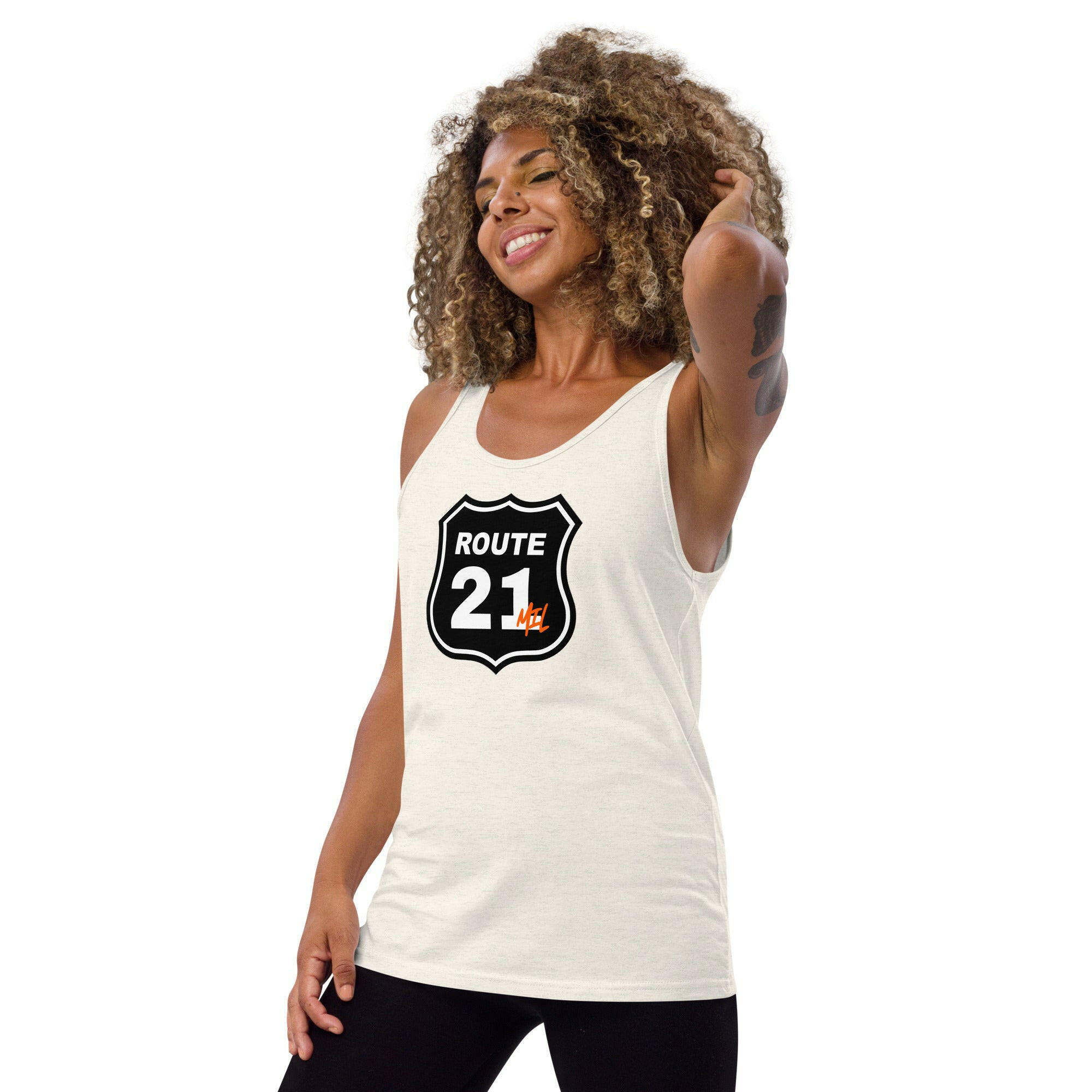 Route 21 / Men's Bitcoin Tank Top - SVRN_T - The Orange Habit