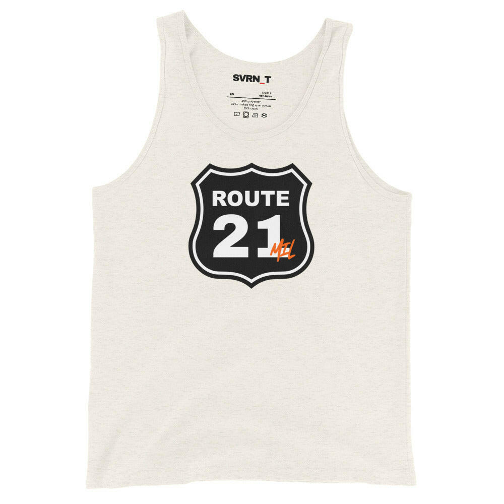 Route 21 / Men's Bitcoin Tank Top - SVRN_T - The Orange Habit