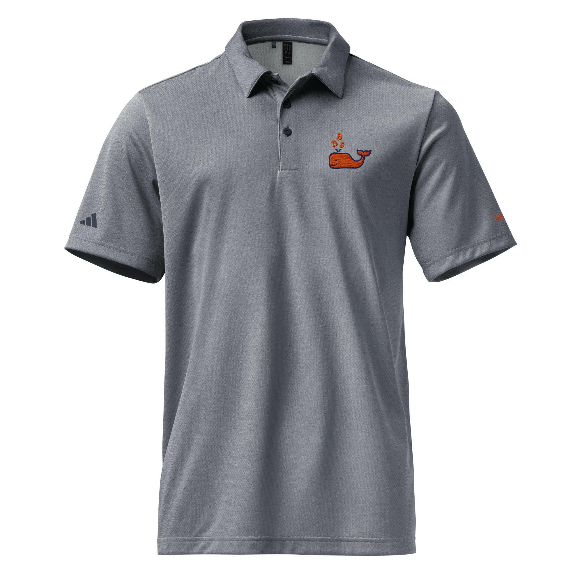 Bitcoin Whale / Adidas Polo - SVRN_T - The Orange Habit