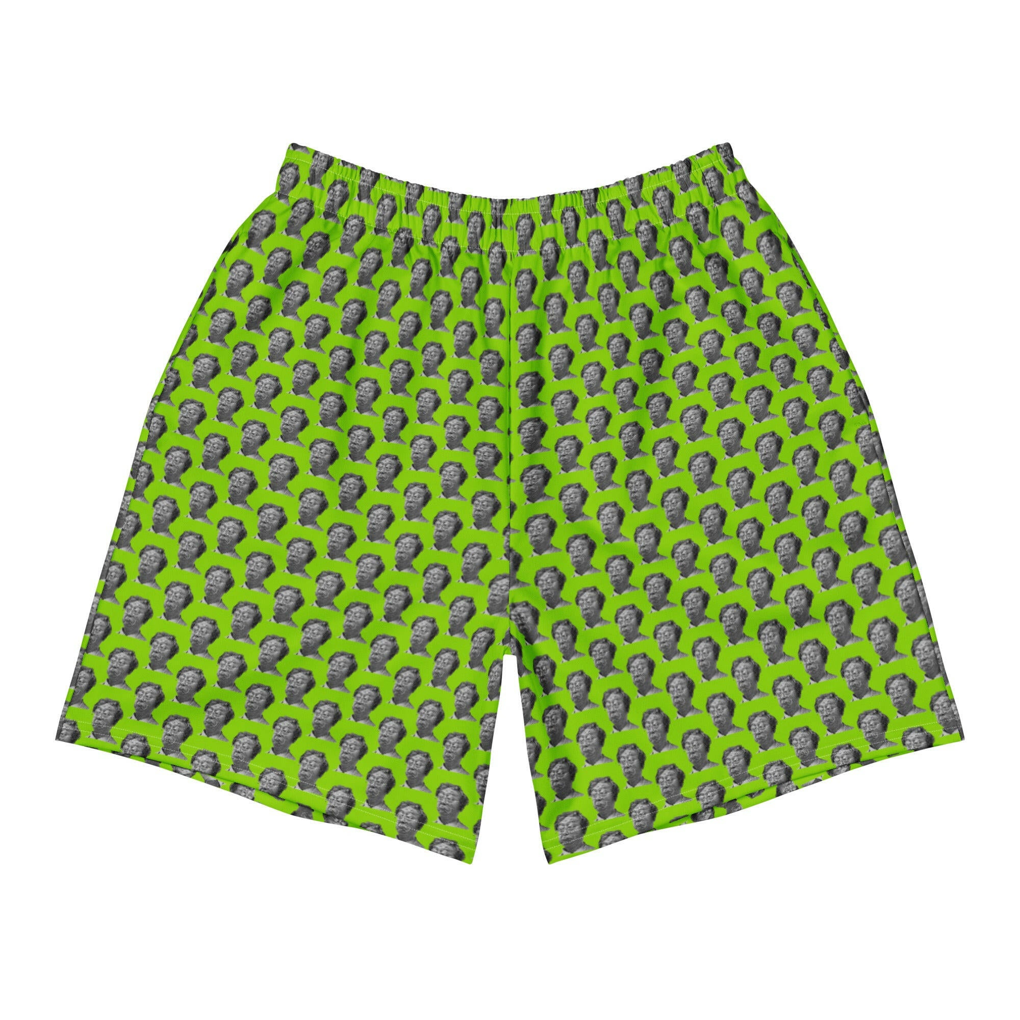 SATOSHI XCX / Athletic Long Shorts  The Orange Habit | Bitcoin Clothing & Apparel.