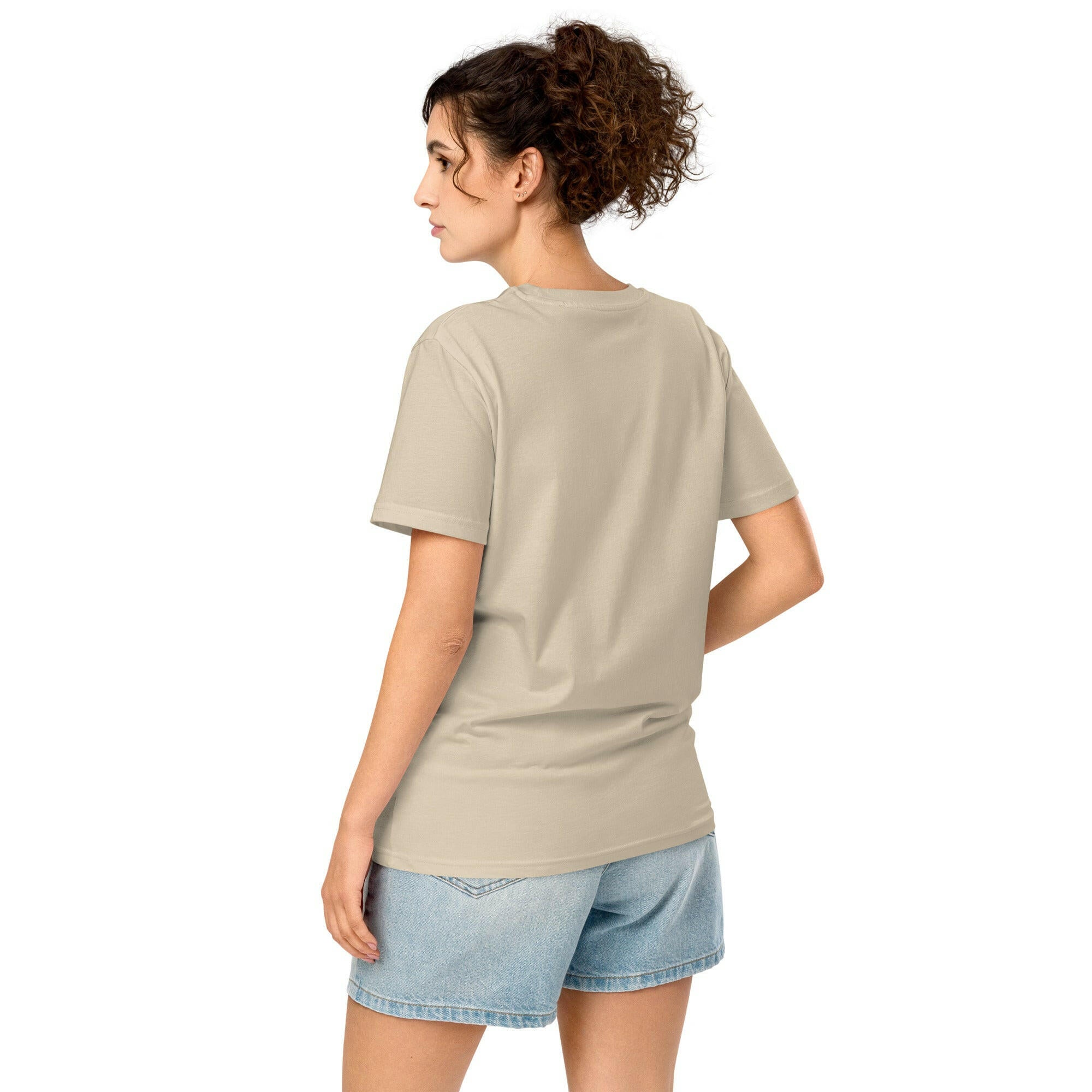 Branded / Embroidered Organic Bitcoin Tee - SVRN_T - The Orange Habit