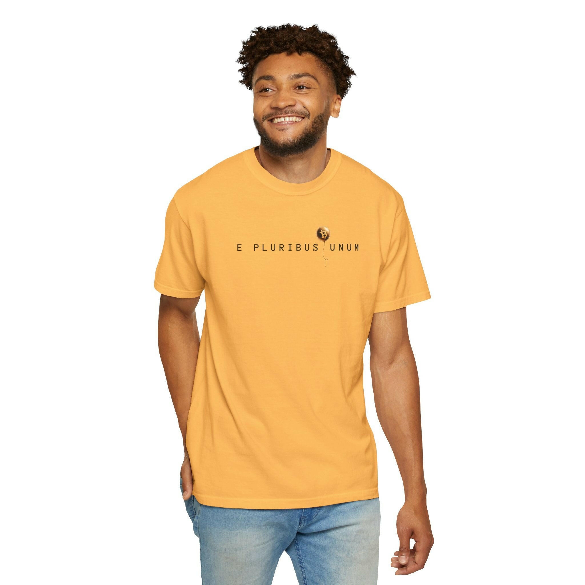 E PLURIBUS UNUM / Bitcoin T-Shirt - SVRN_T - The Orange Habit