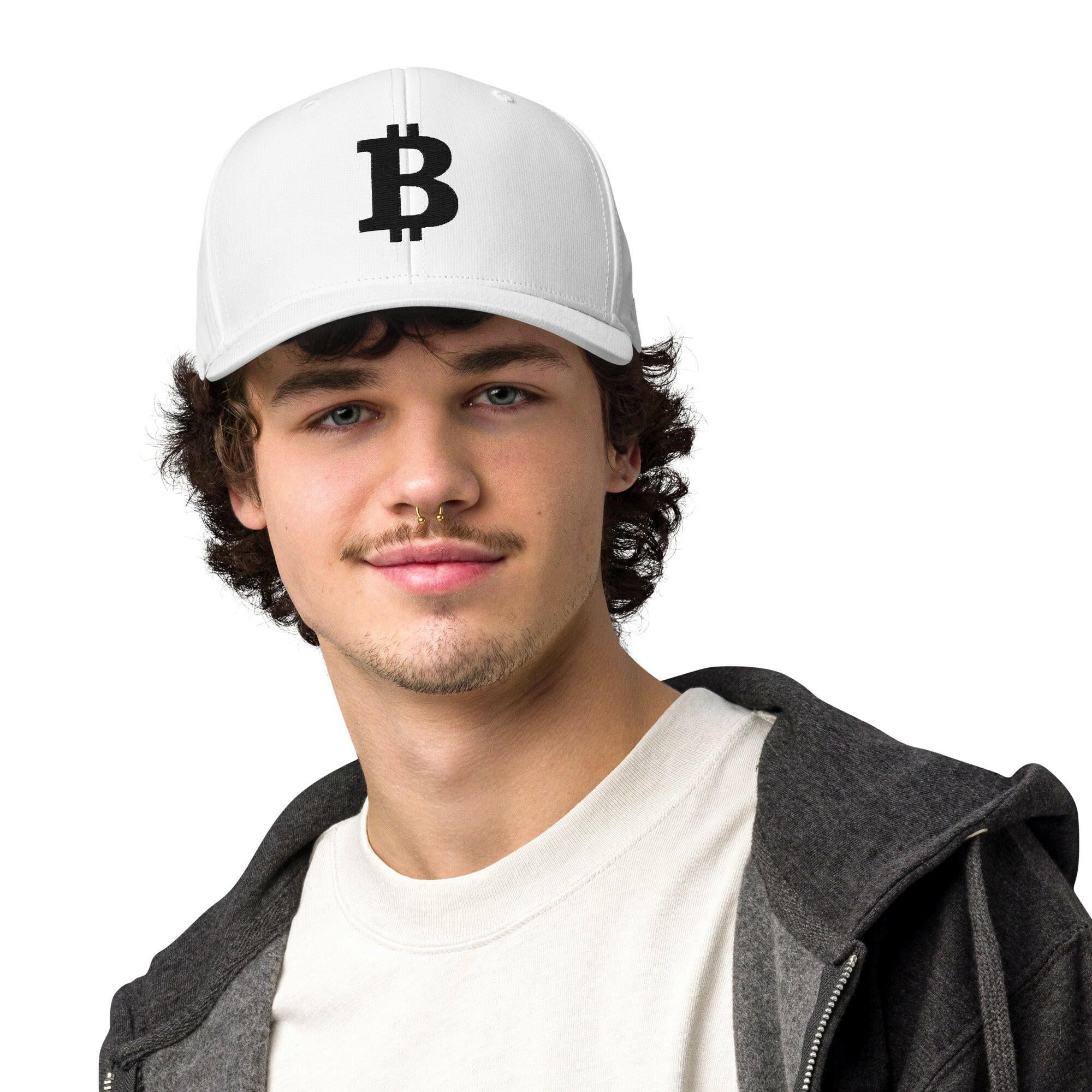 THE B - Black B / Adidas Bitcoin Hat - SVRN_T Hats - The Orange Habit