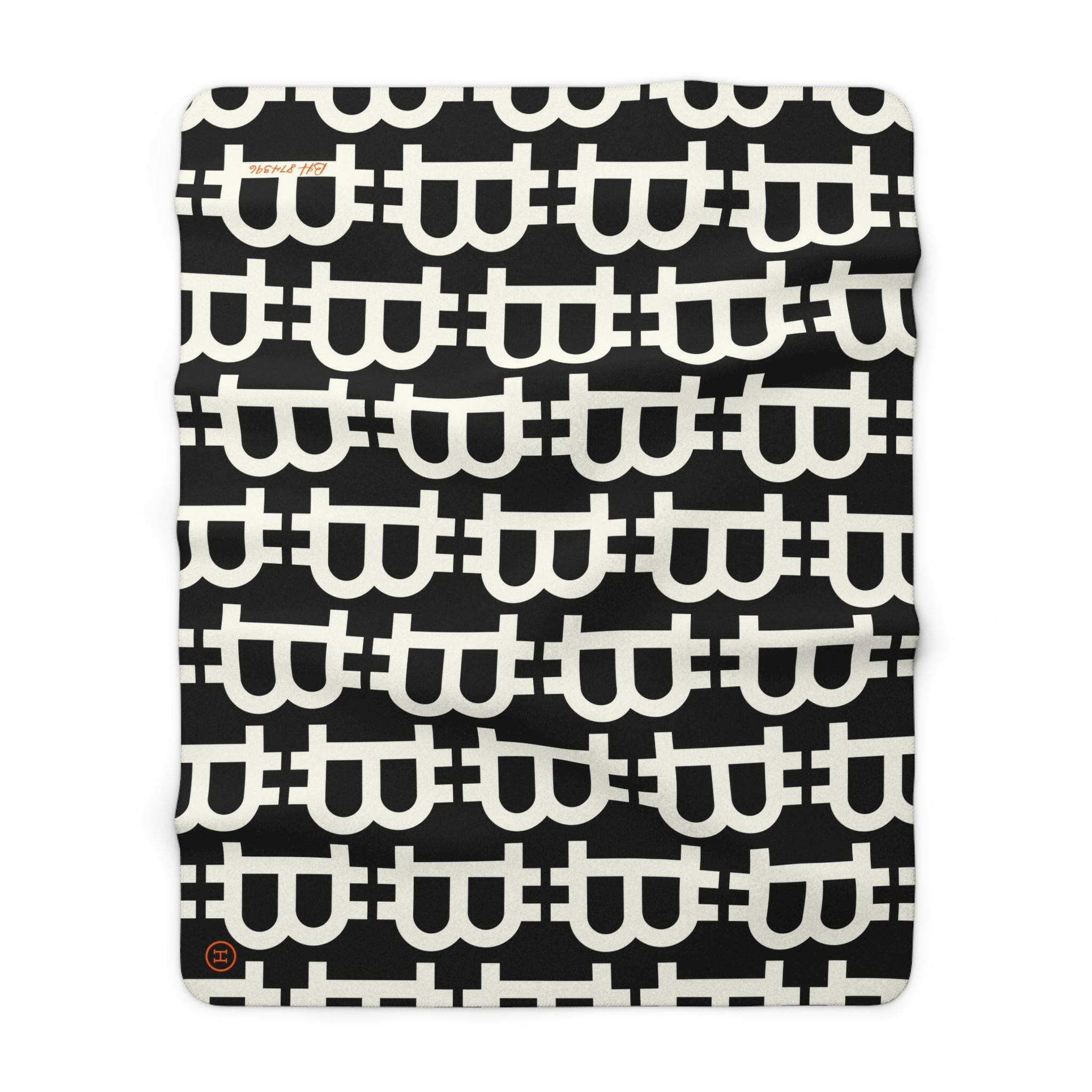 THE B / Sherpa Bitcoin Blanket - Orange Habit Home - The Orange Habit