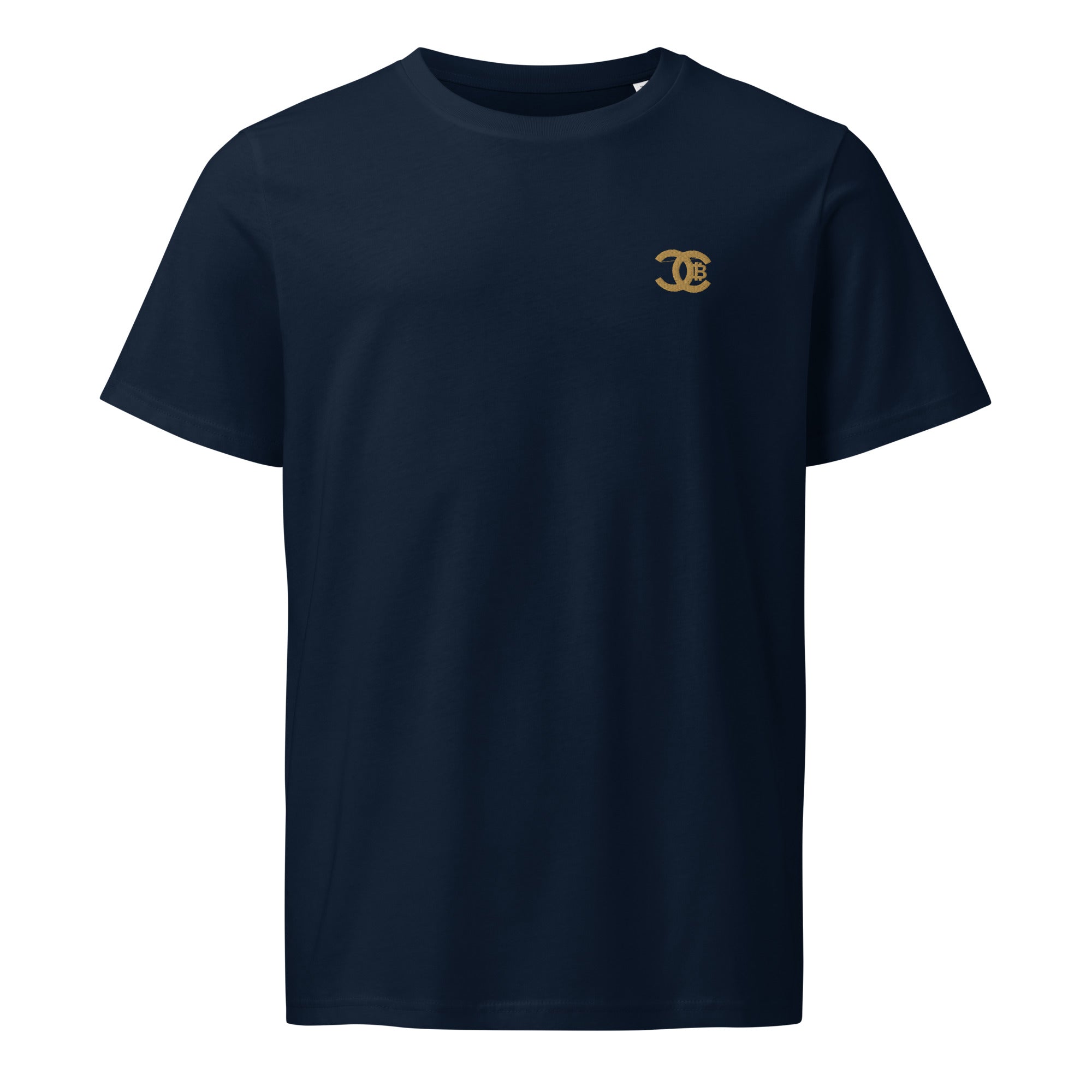 CC Bitcoin embroidered t-shirt | The Orange Habit