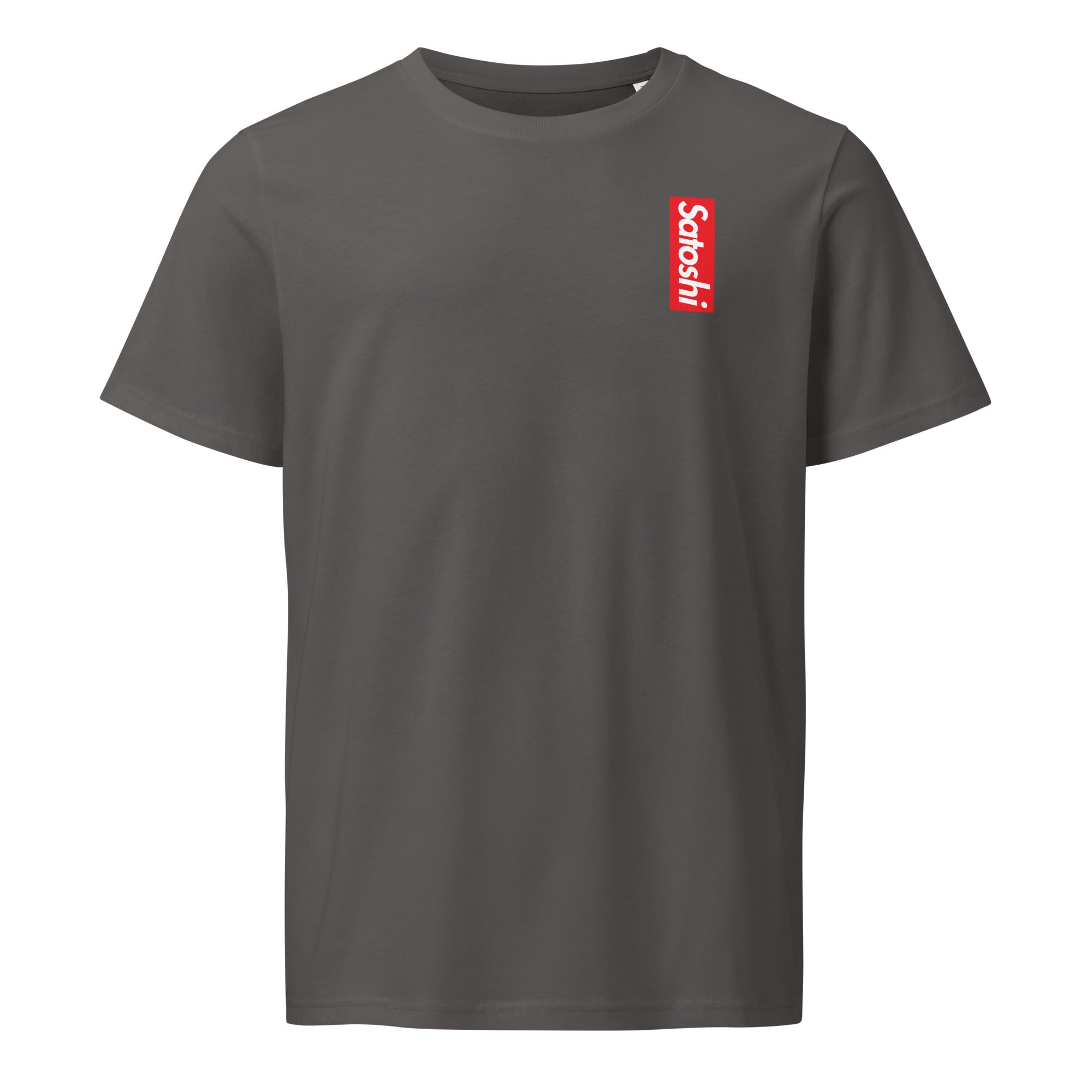 SATOSHI / Organic Bitcoin T-Shirt - SVRN_T - The Orange Habit