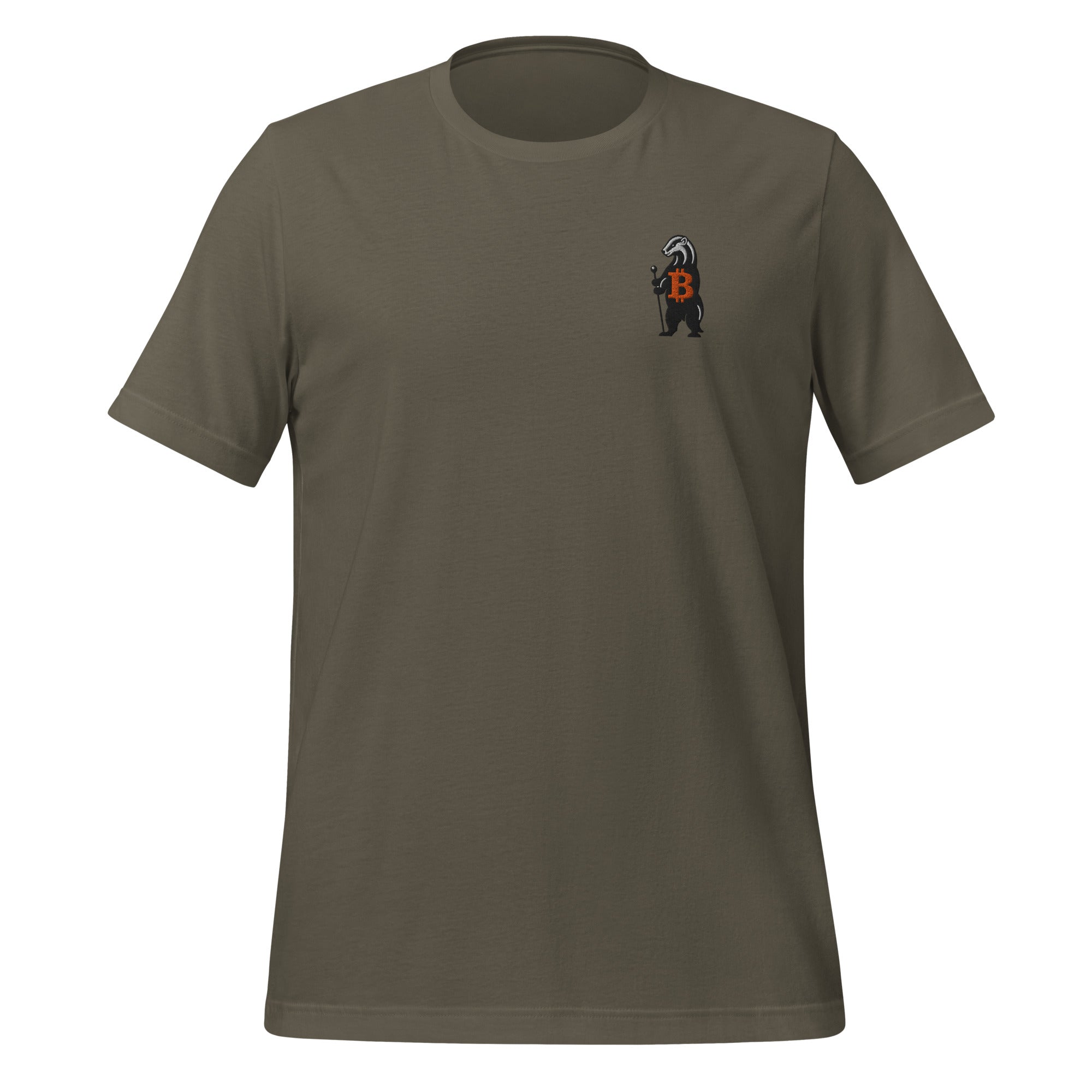 Honey Badger / Orange B T-Shirt  The Orange Habit | Bitcoin Clothing & Apparel.