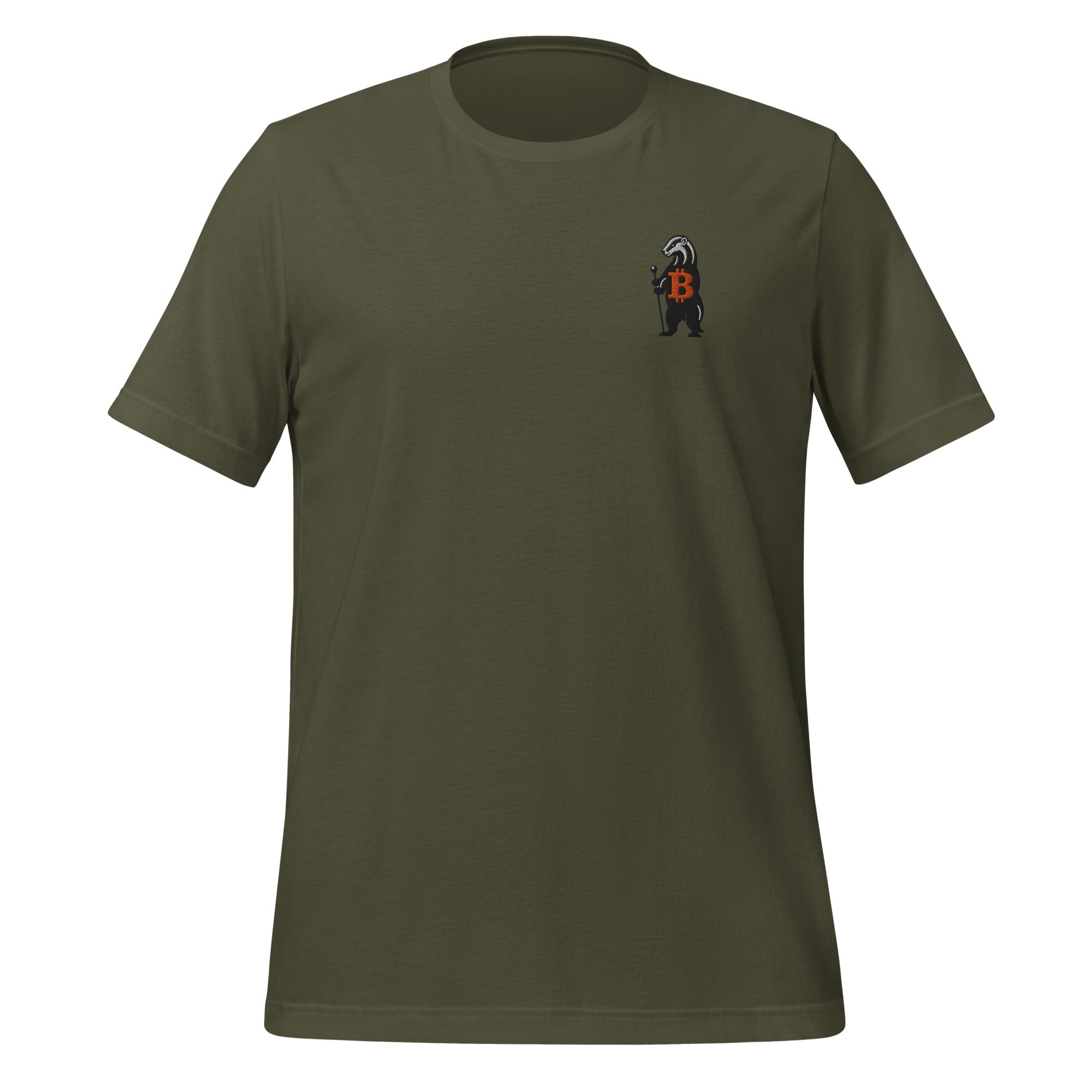 Honey Badger / Orange B T-Shirt  The Orange Habit | Bitcoin Clothing & Apparel.