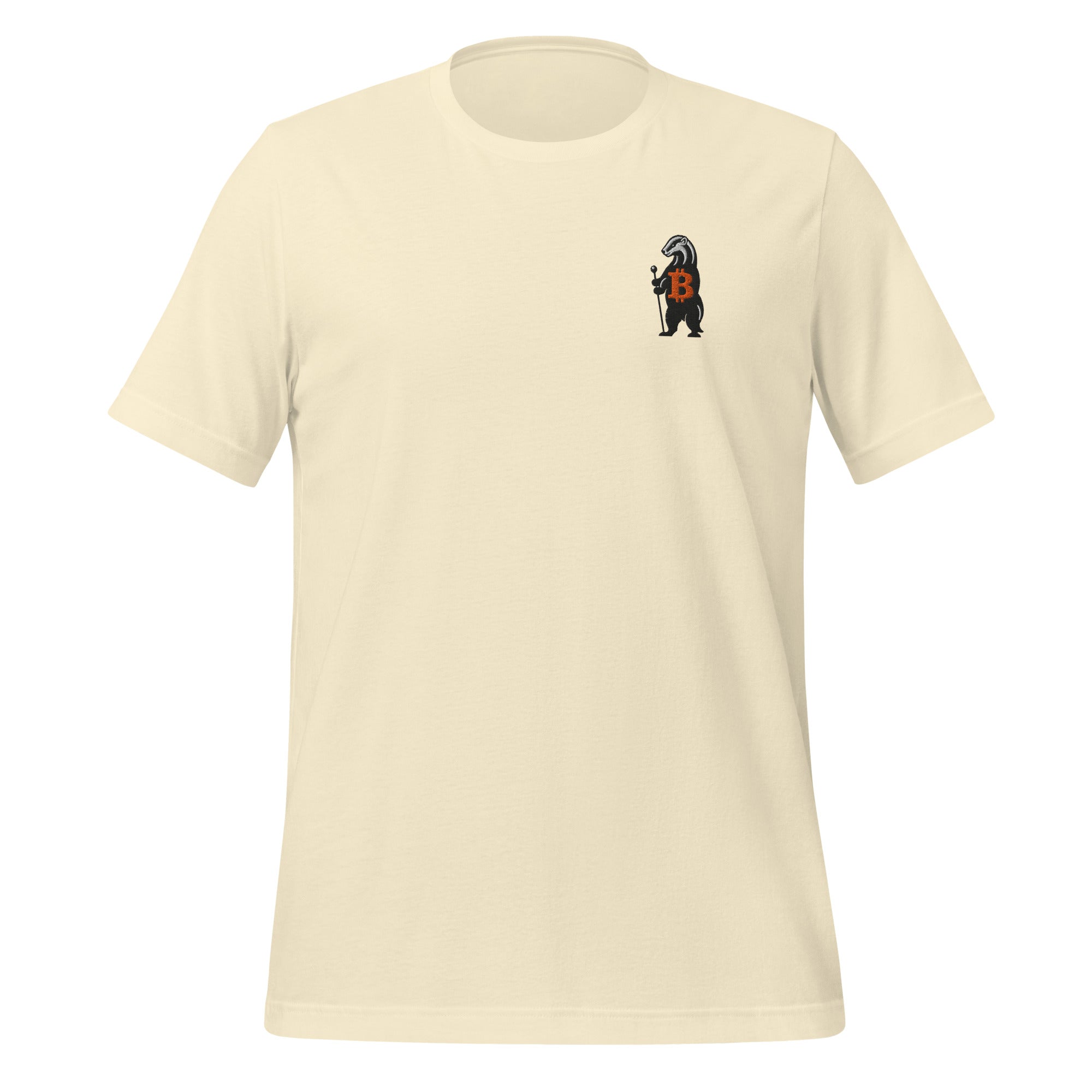 Honey Badger / Orange B T-Shirt  The Orange Habit | Bitcoin Clothing & Apparel.